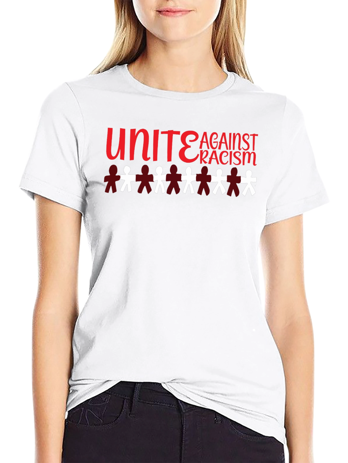 Unite Against Racism Graphic T-Shirt