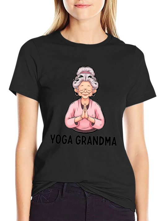 Yoga Grandma Graphic T-Shirt