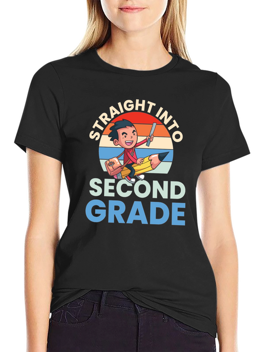Straight Into Second Grade T-Shirt