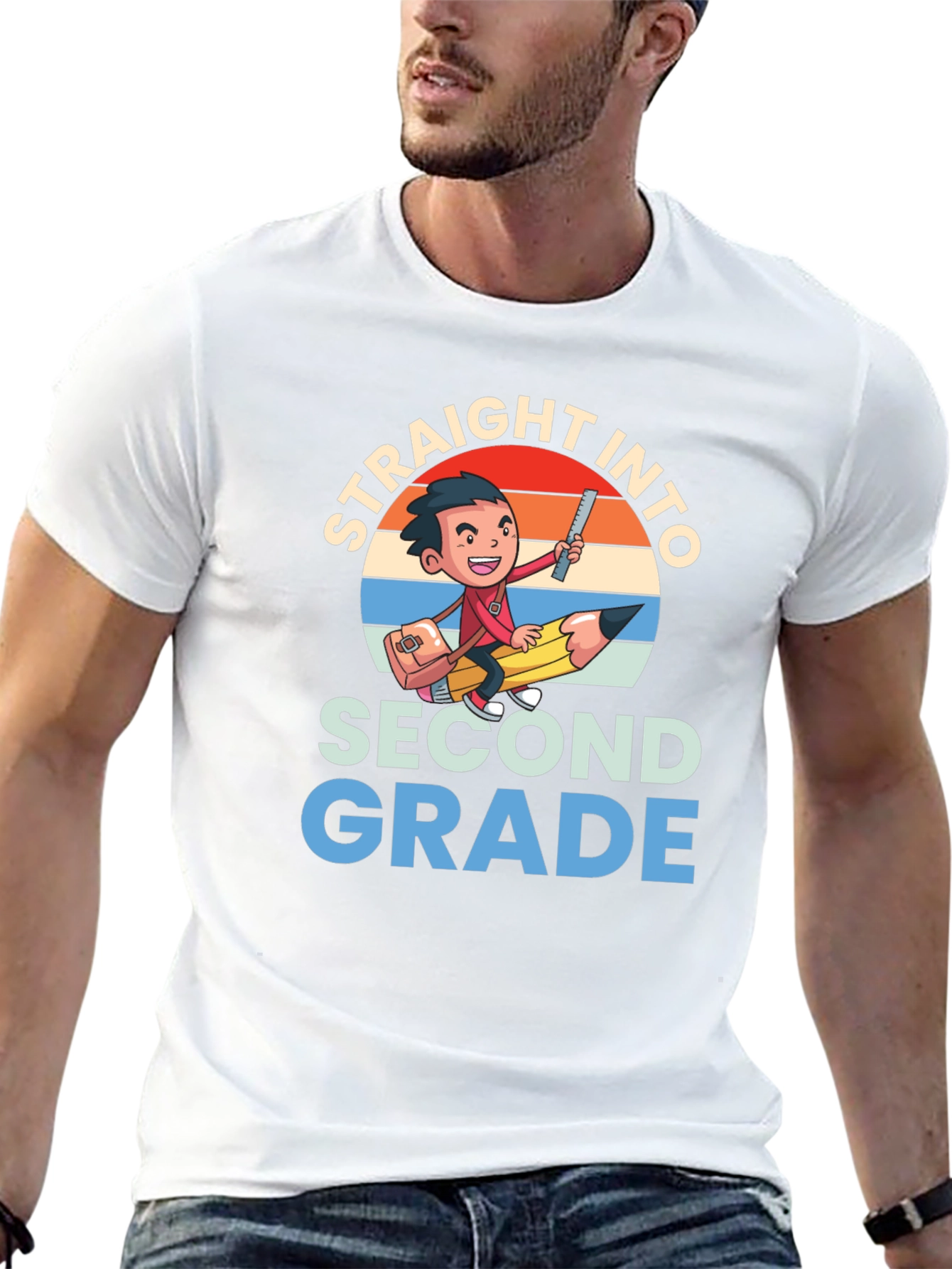 Straight Into Second Grade T-Shirt