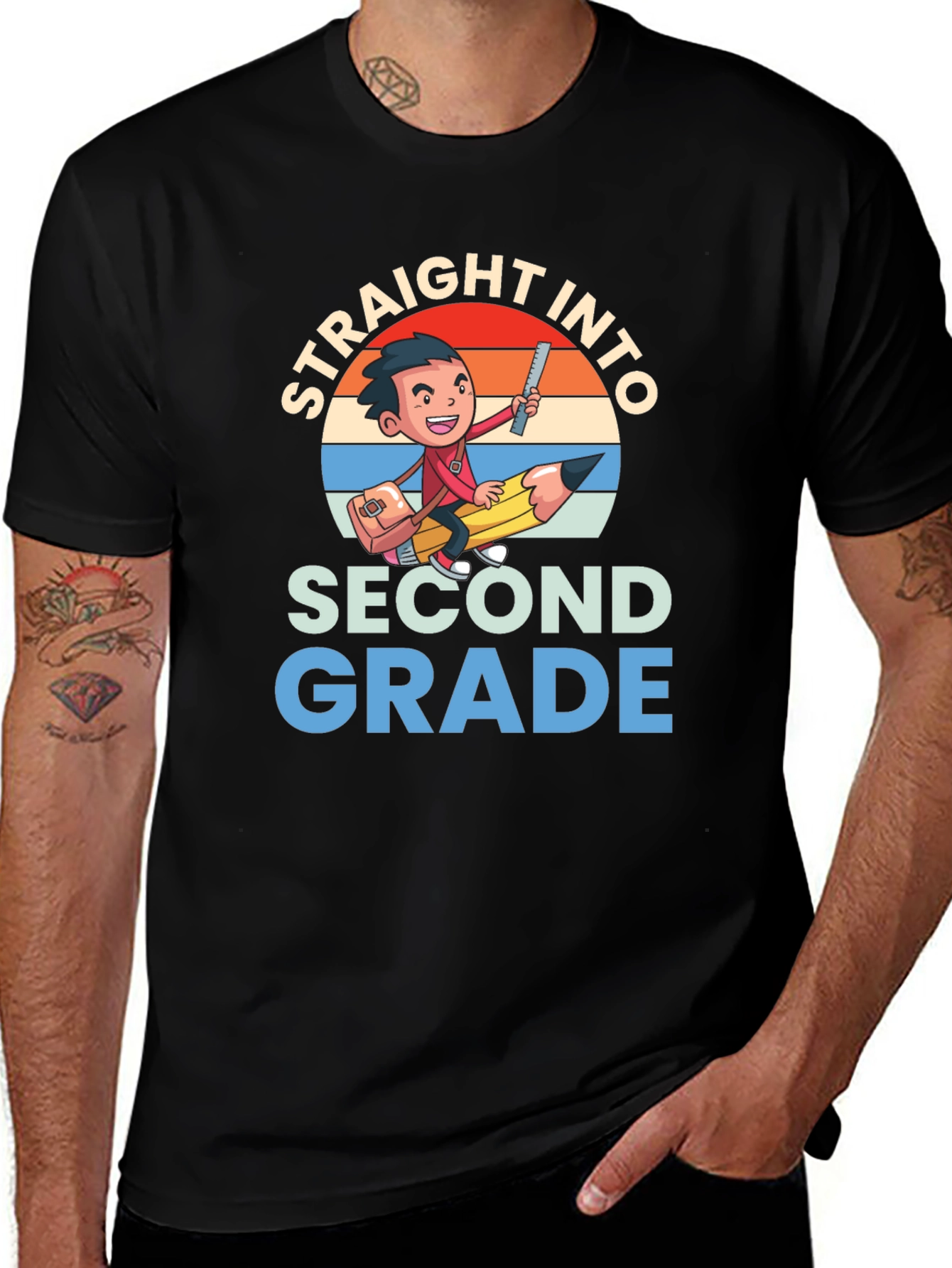 Straight Into Second Grade T-Shirt