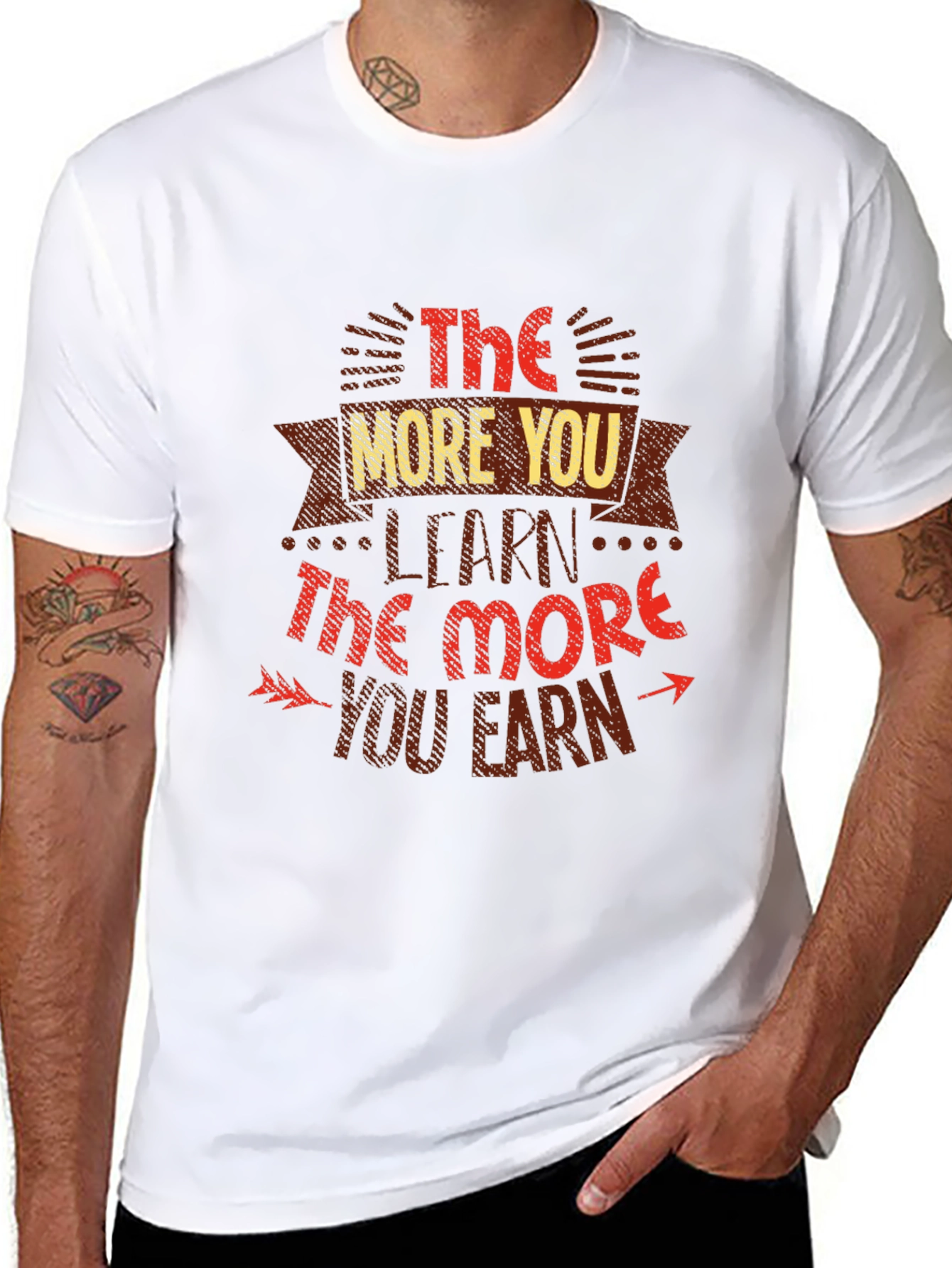 The More You Learn T-Shirt