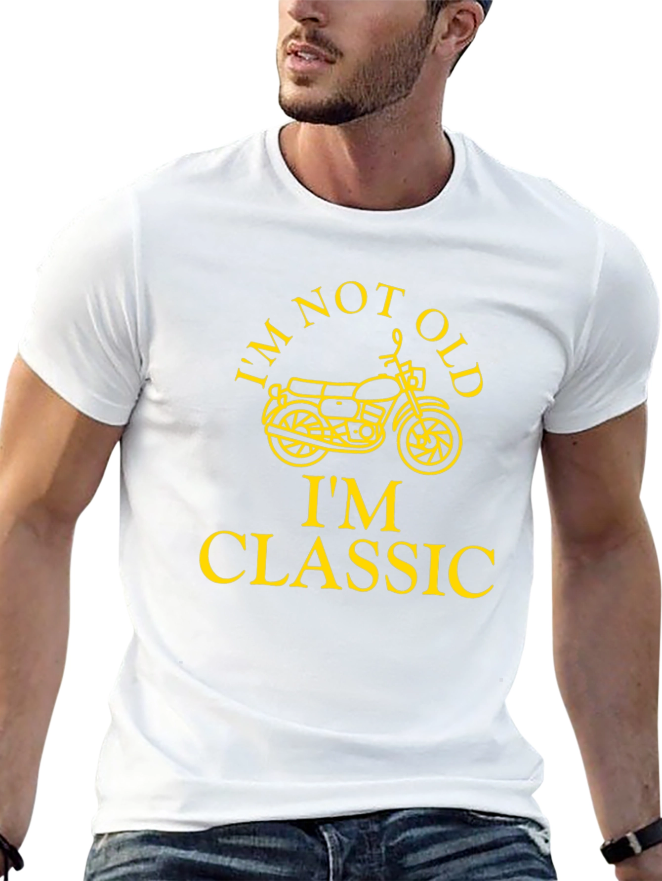 Im Not Old Im Classic Motorcycle Graphic T-Shirt