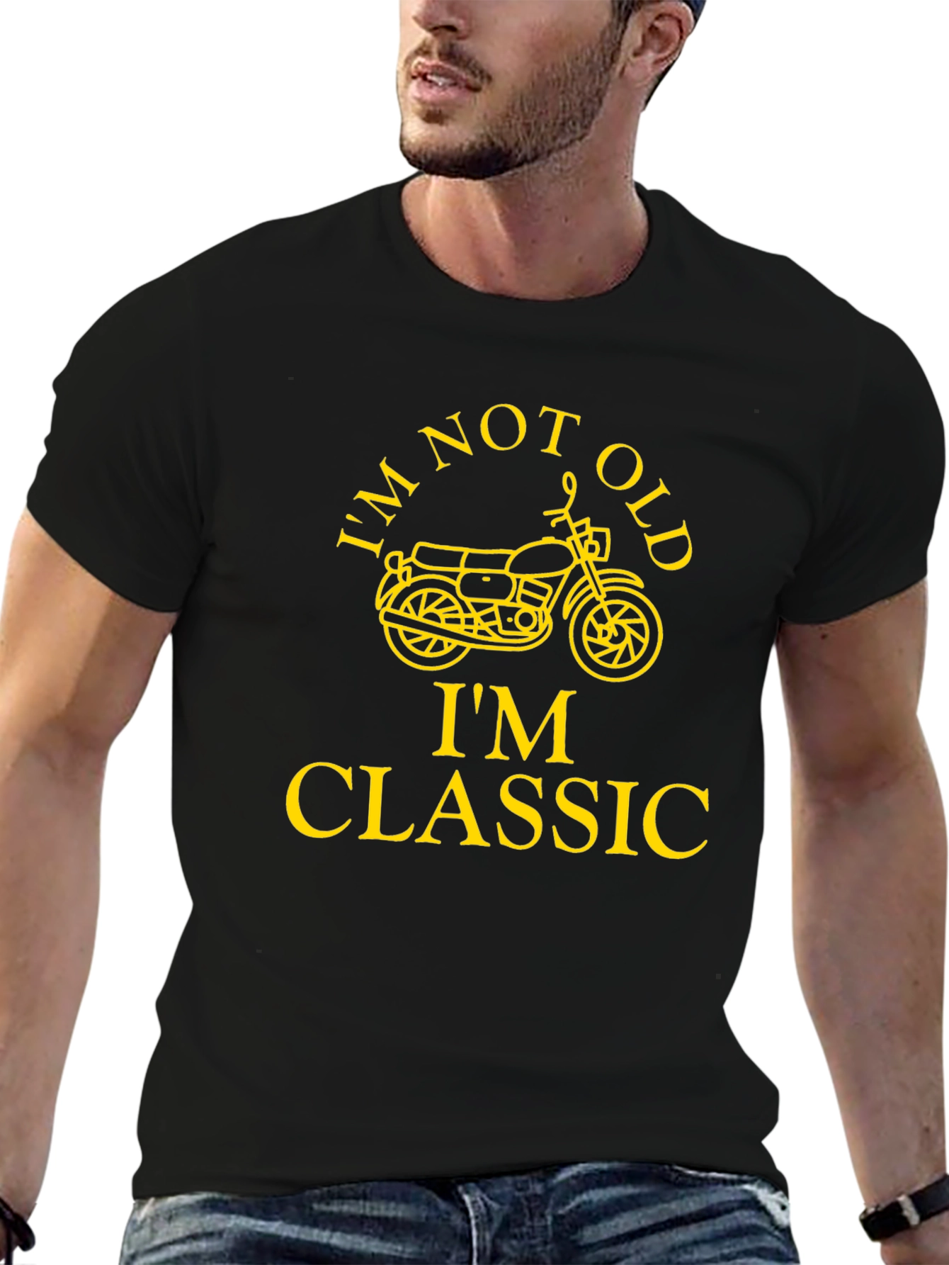 Im Not Old Im Classic Motorcycle Graphic T-Shirt