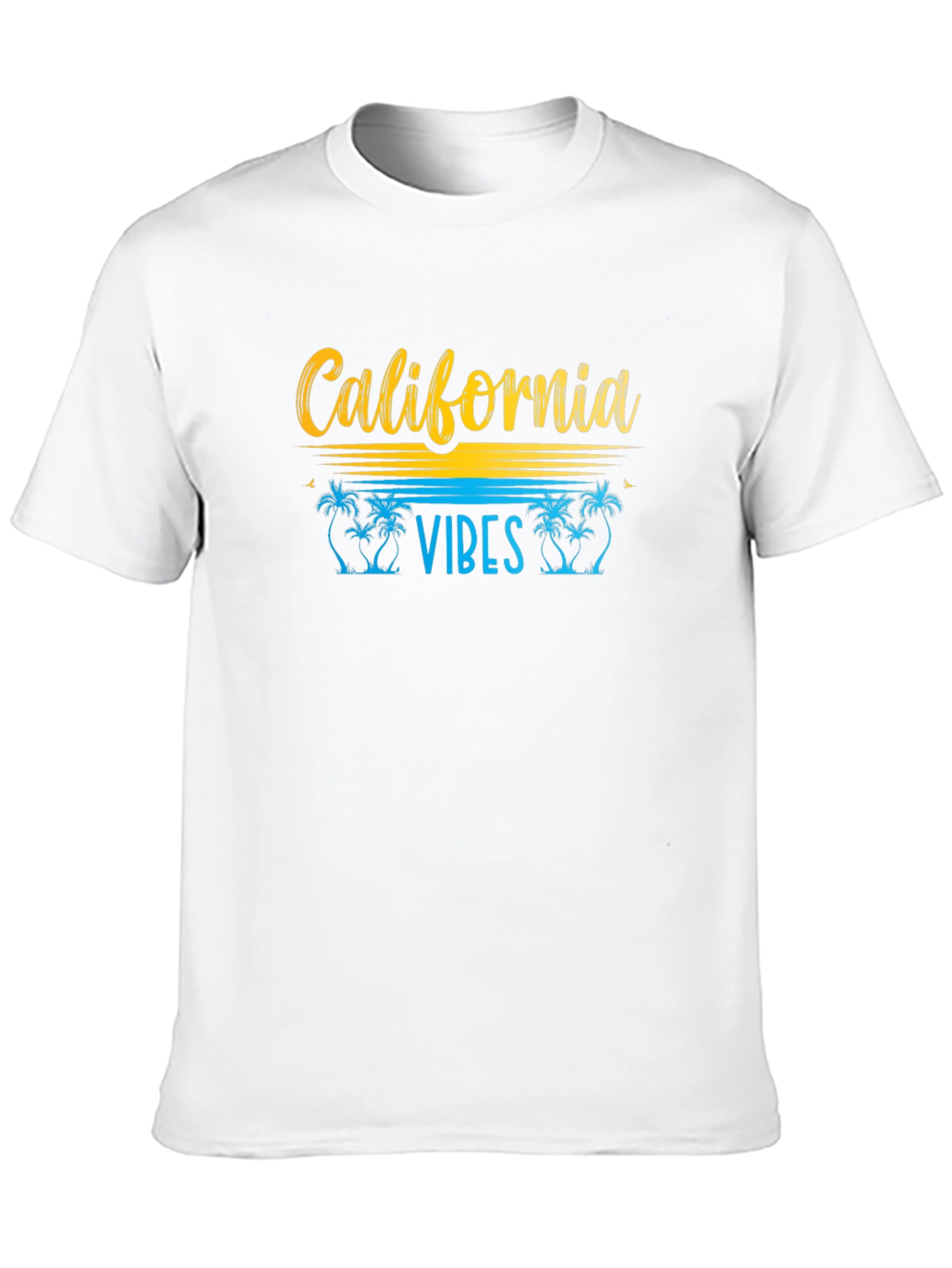 California Vibes Black Graphic T-Shirt