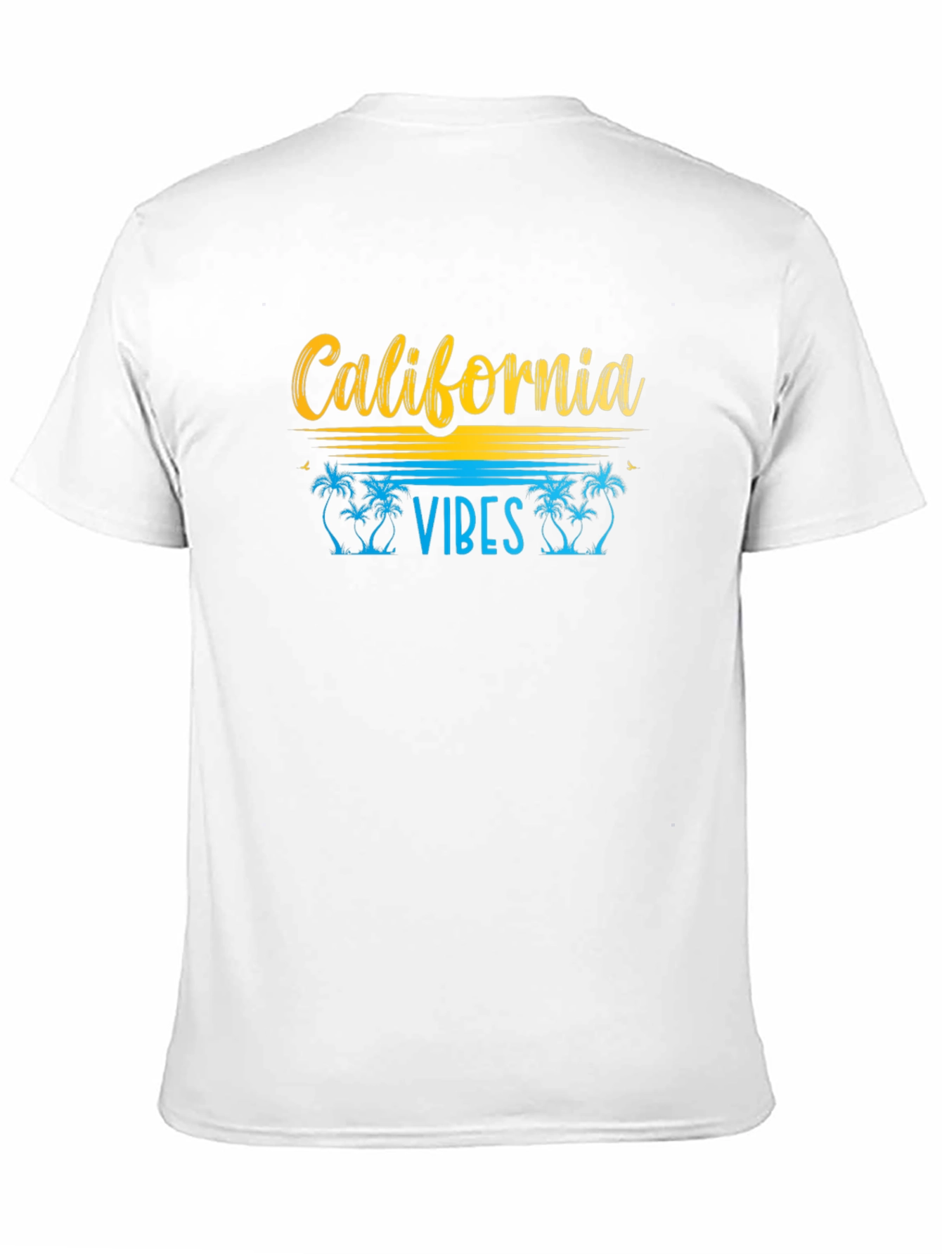 California Vibes Black Graphic T-Shirt