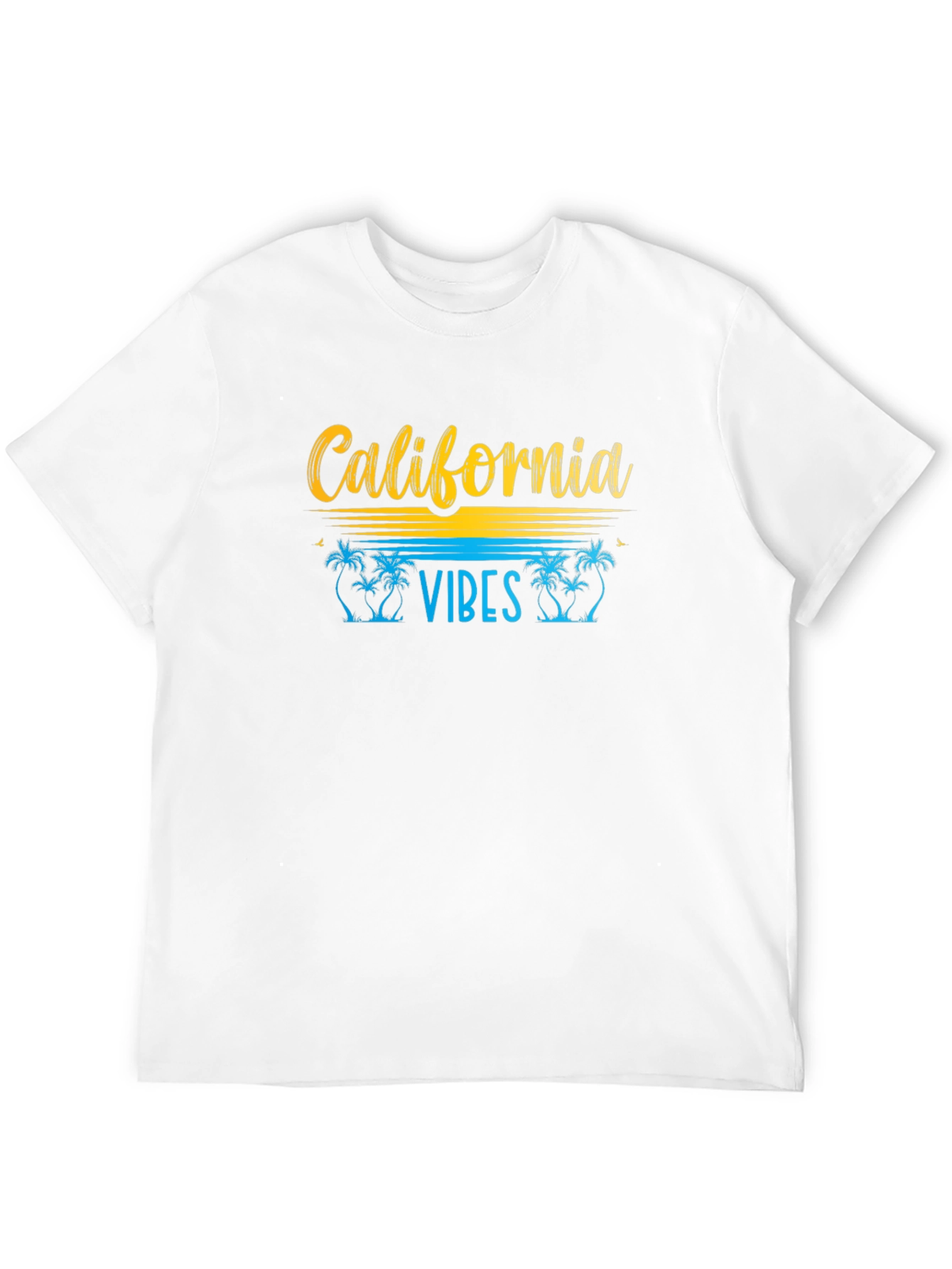 California Vibes Black Graphic T-Shirt