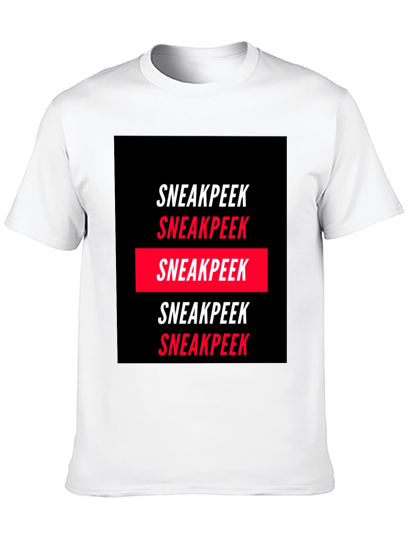 Sneakpeek Graphic Tee - Bold Streetwear Style