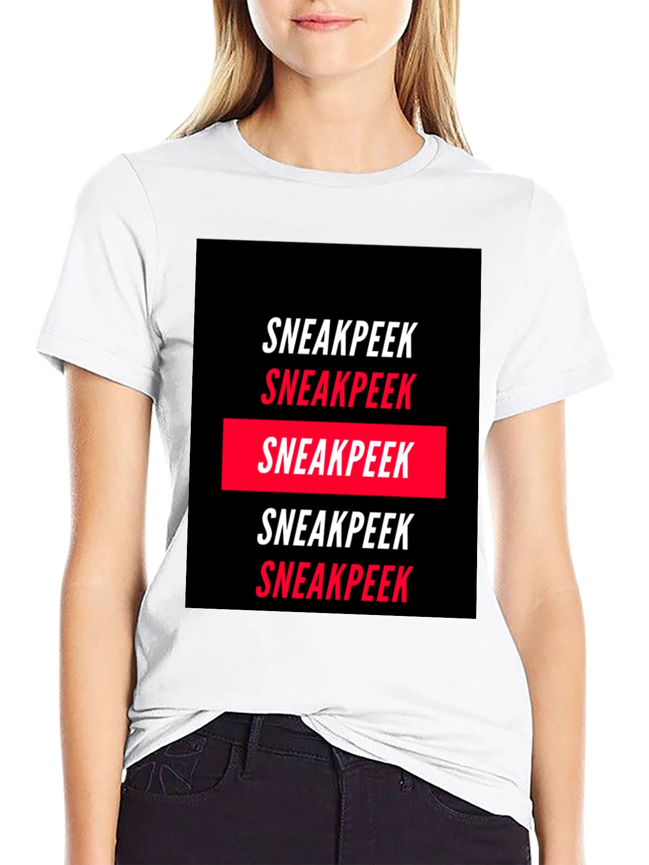 Sneakpeek Graphic Tee - Bold Streetwear Style