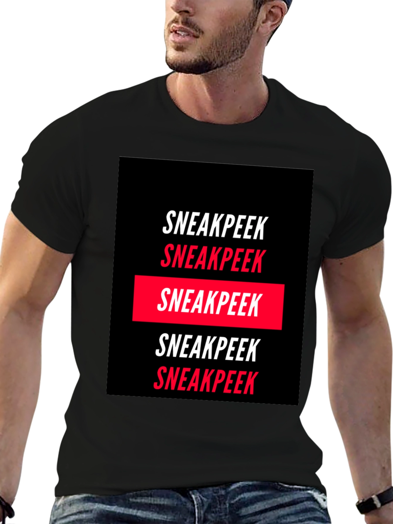 Sneakpeek Graphic Tee - Bold Streetwear Style