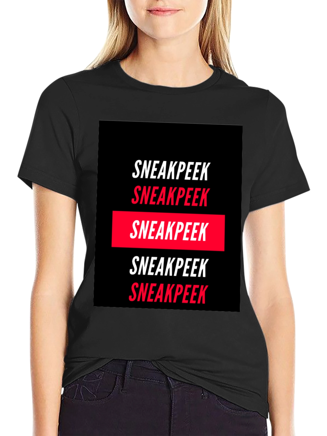 Sneakpeek Graphic Tee - Bold Streetwear Style