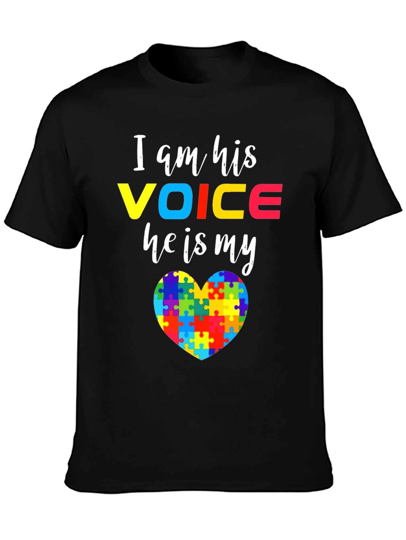 Autism Awareness T-Shirt - I am His Voice