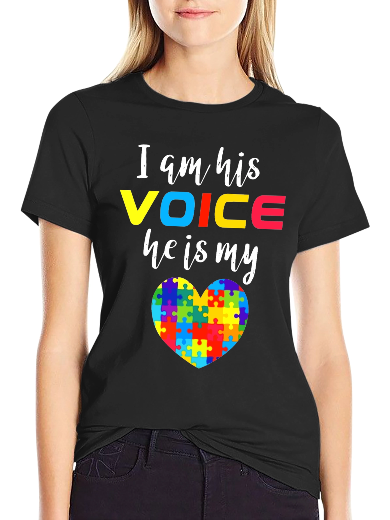 Autism Awareness T-Shirt - I am His Voice
