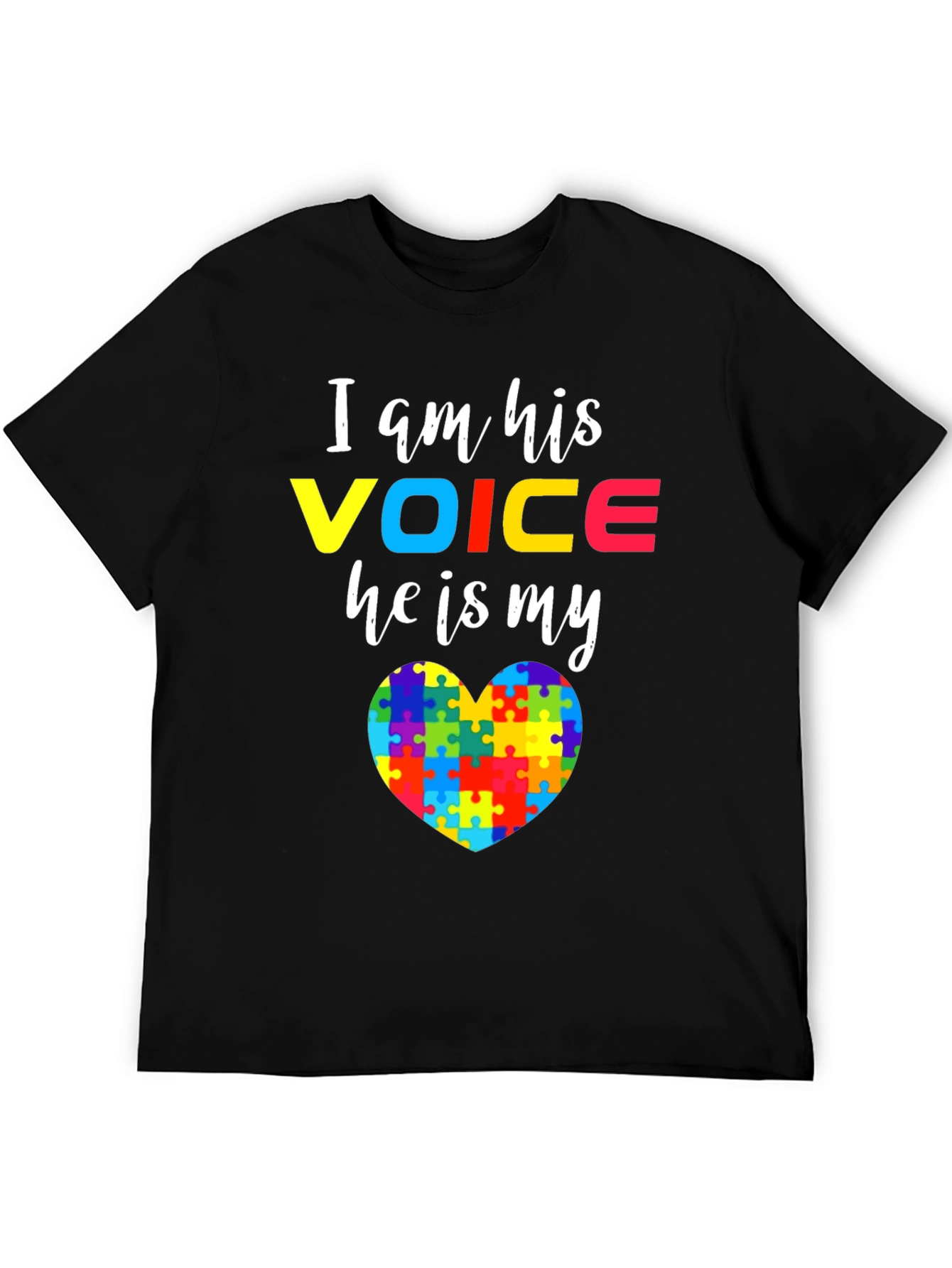 Autism Awareness T-Shirt - I am His Voice