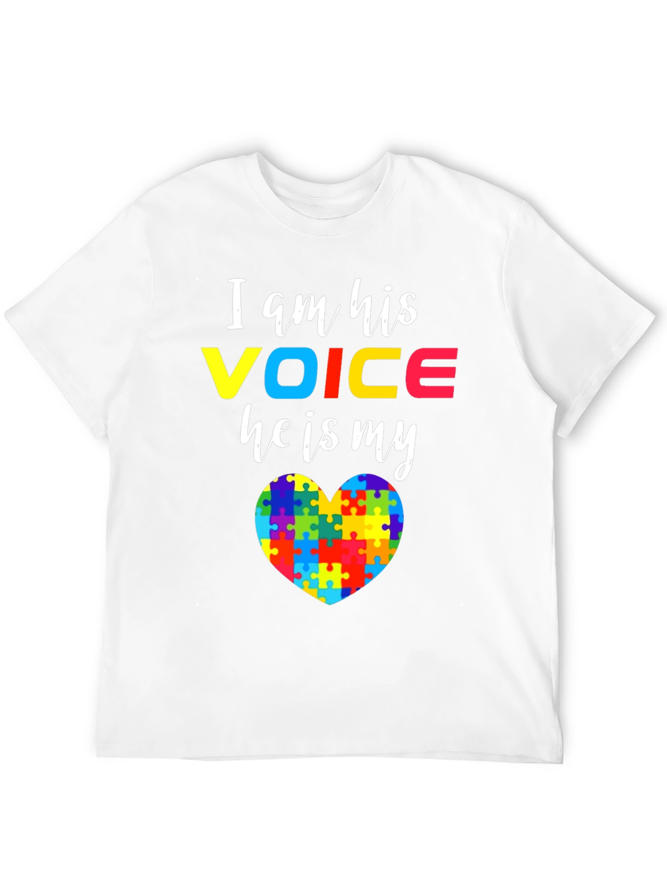 Autism Awareness T-Shirt - I am His Voice