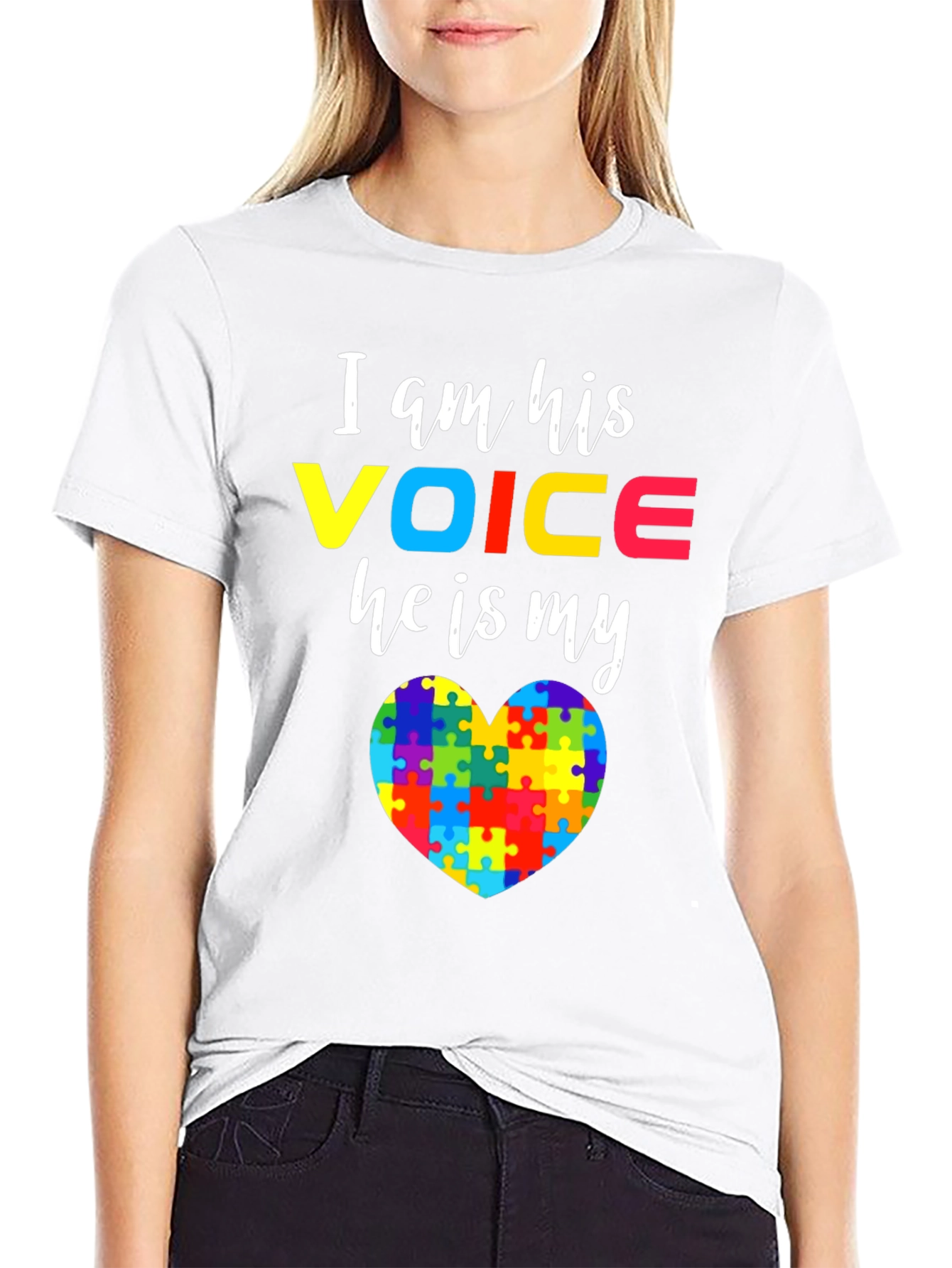 Autism Awareness T-Shirt - I am His Voice