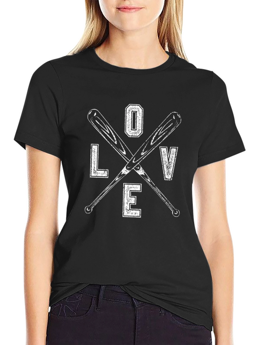 Baseball Love Graphic T-Shirt