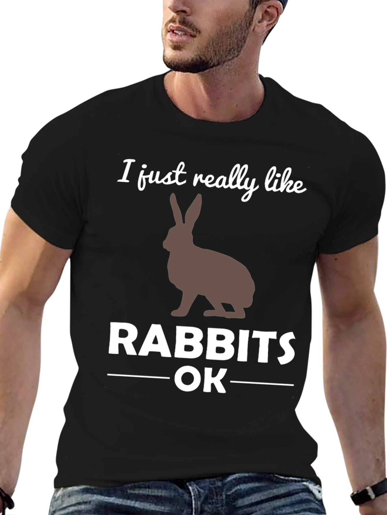 I Like Rabbits OK Graphic T-Shirt