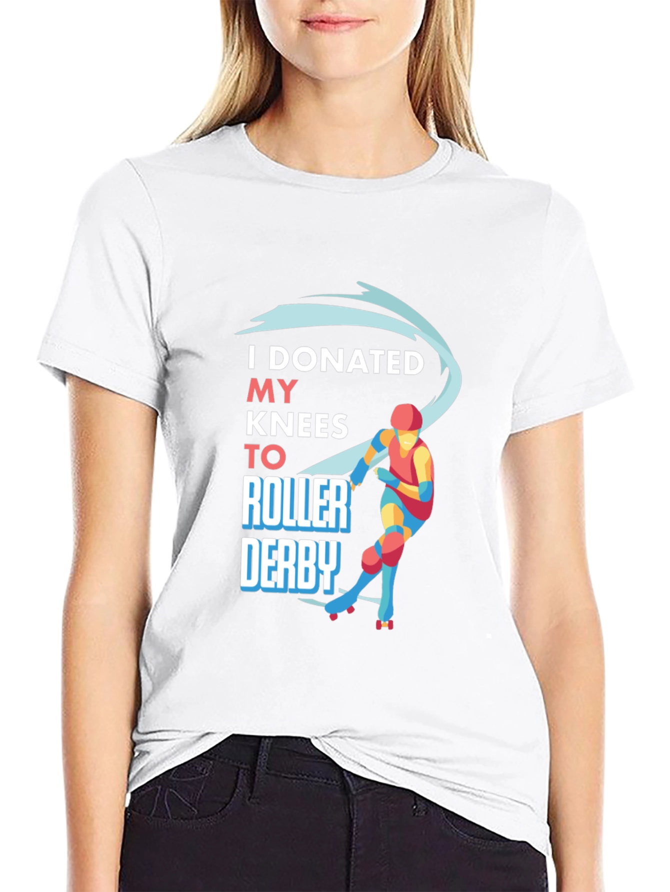 I Donated My Knees to Roller Derby T-Shirt