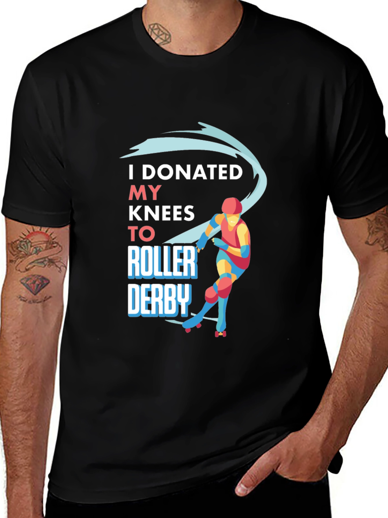 I Donated My Knees to Roller Derby T-Shirt