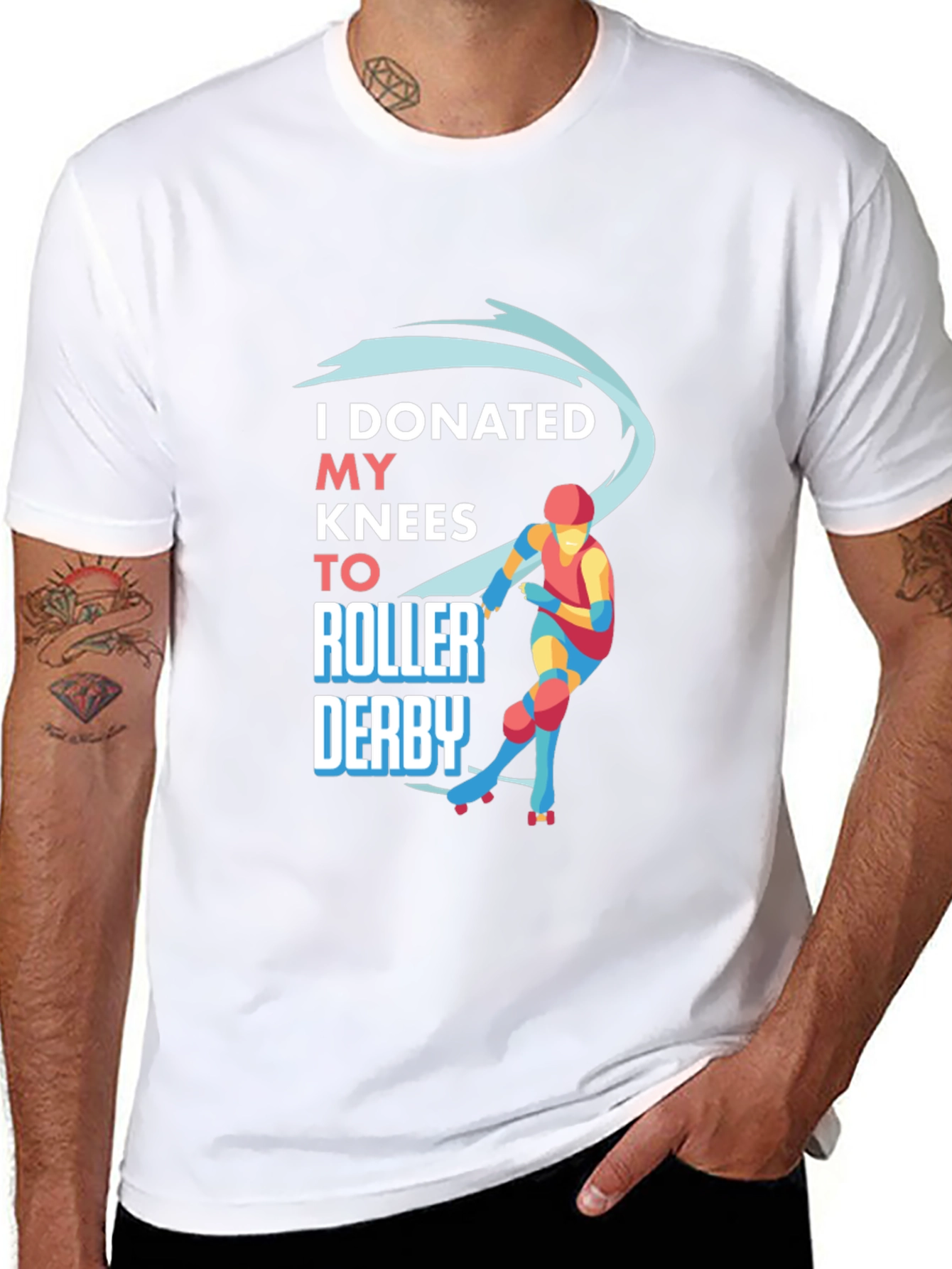 I Donated My Knees to Roller Derby T-Shirt