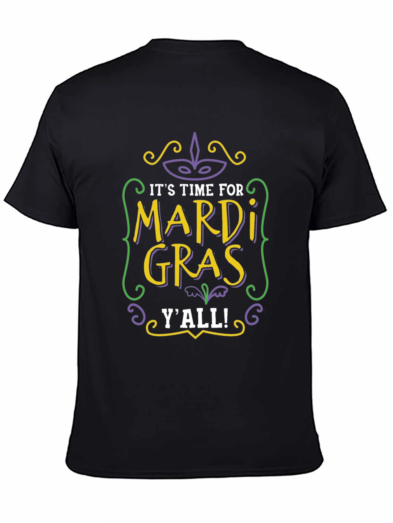 Mardi Gras Yall T-Shirt - Celebrate in Style!