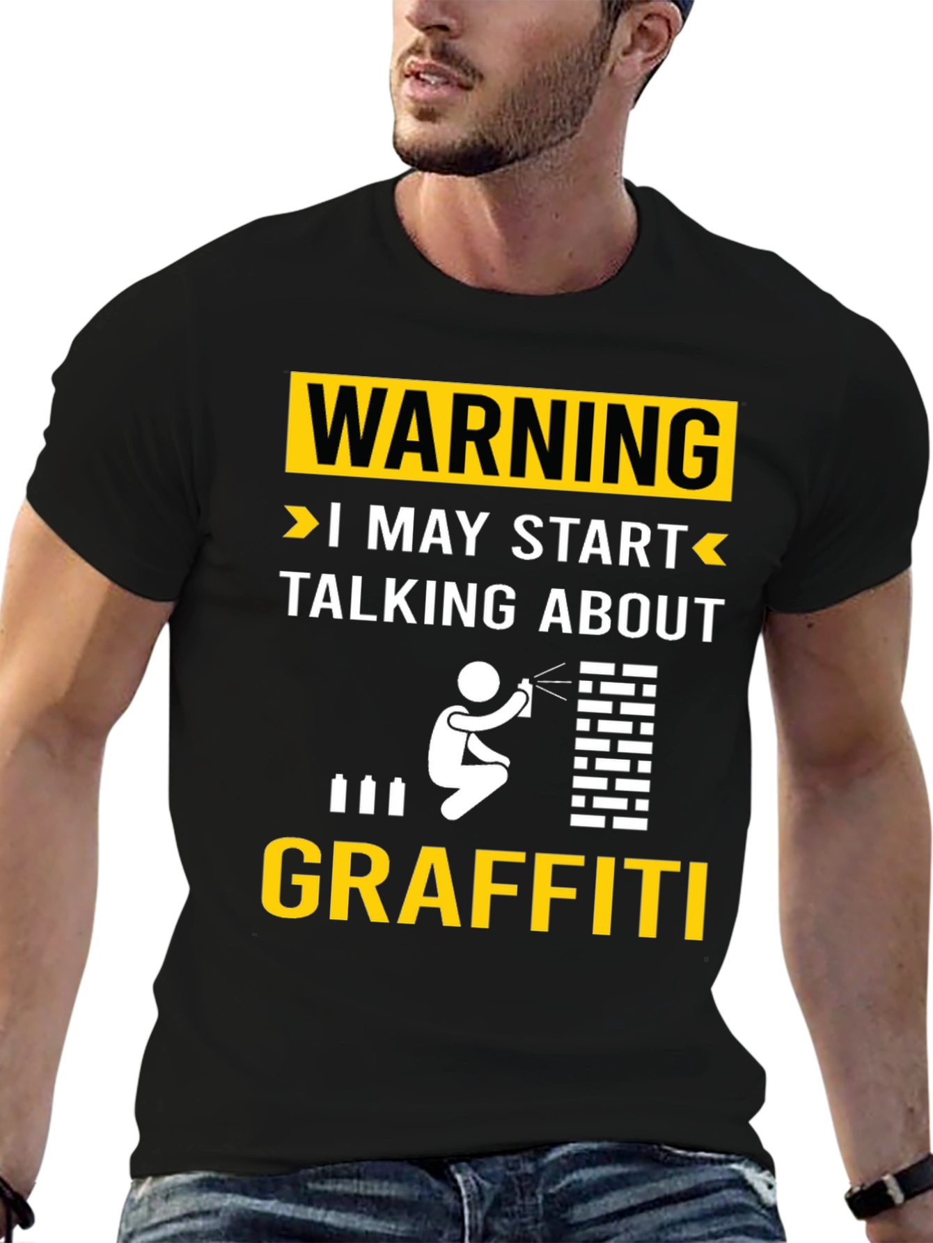 Warning May Talk About Graffiti T-Shirt