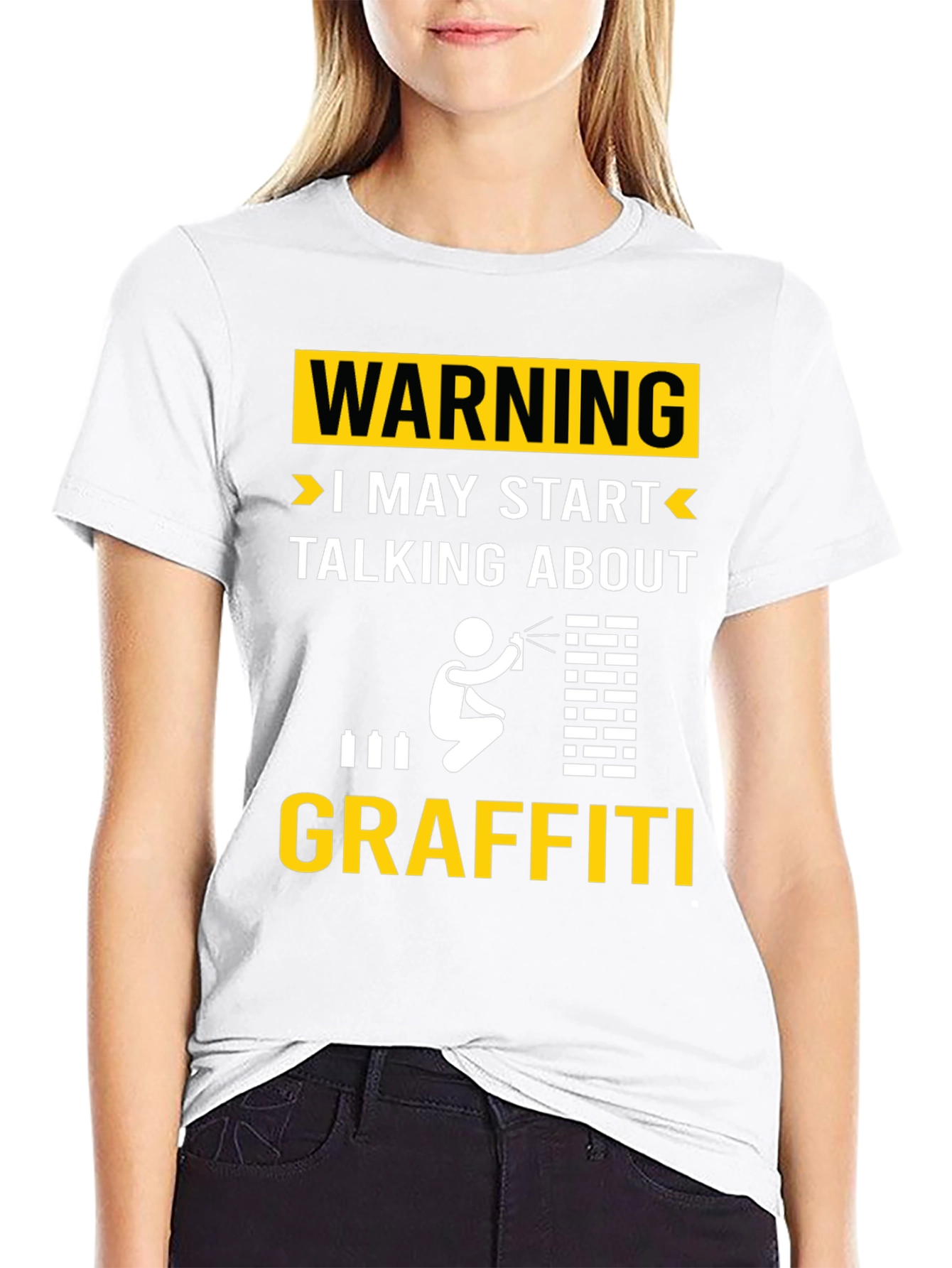 Warning May Talk About Graffiti T-Shirt