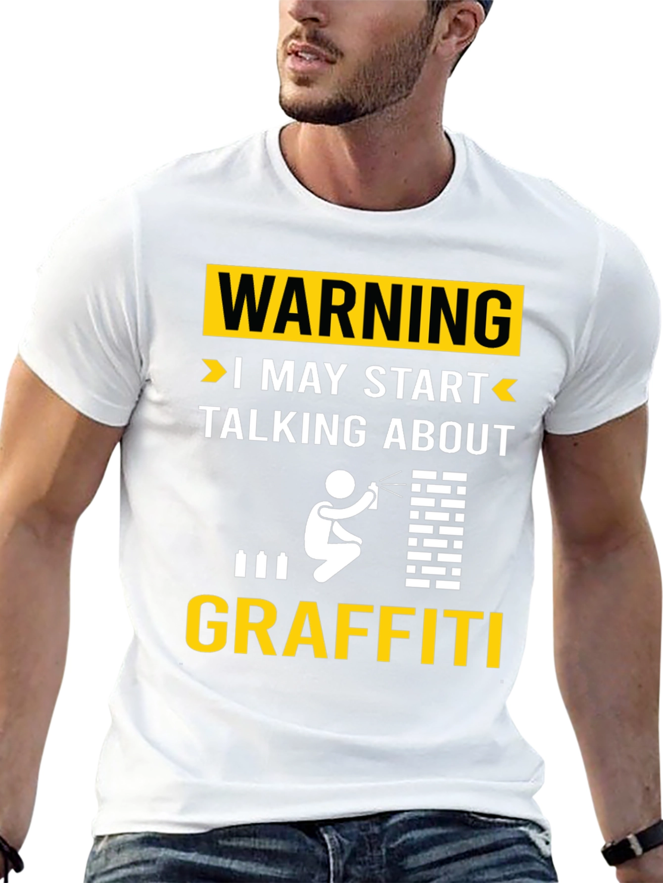 Warning May Talk About Graffiti T-Shirt