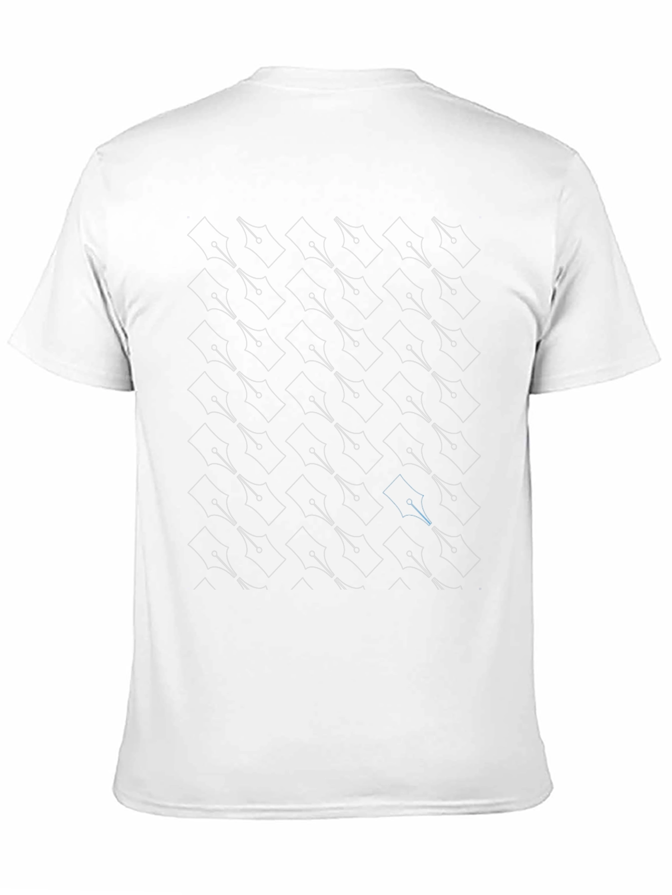 Geometric Pen Design Tee - Stylish & Unique