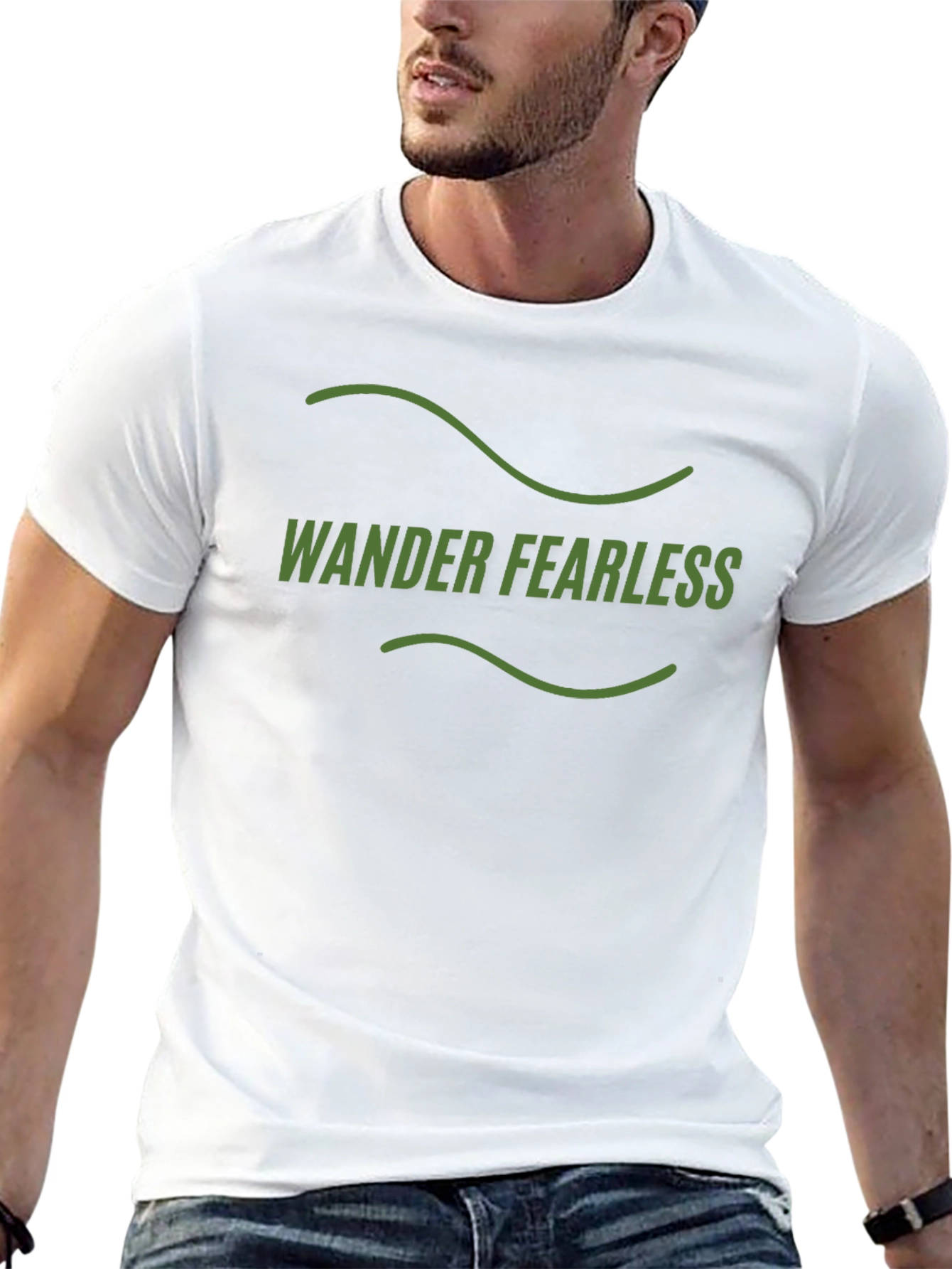 Wander Fearless Graphic Tee - Black