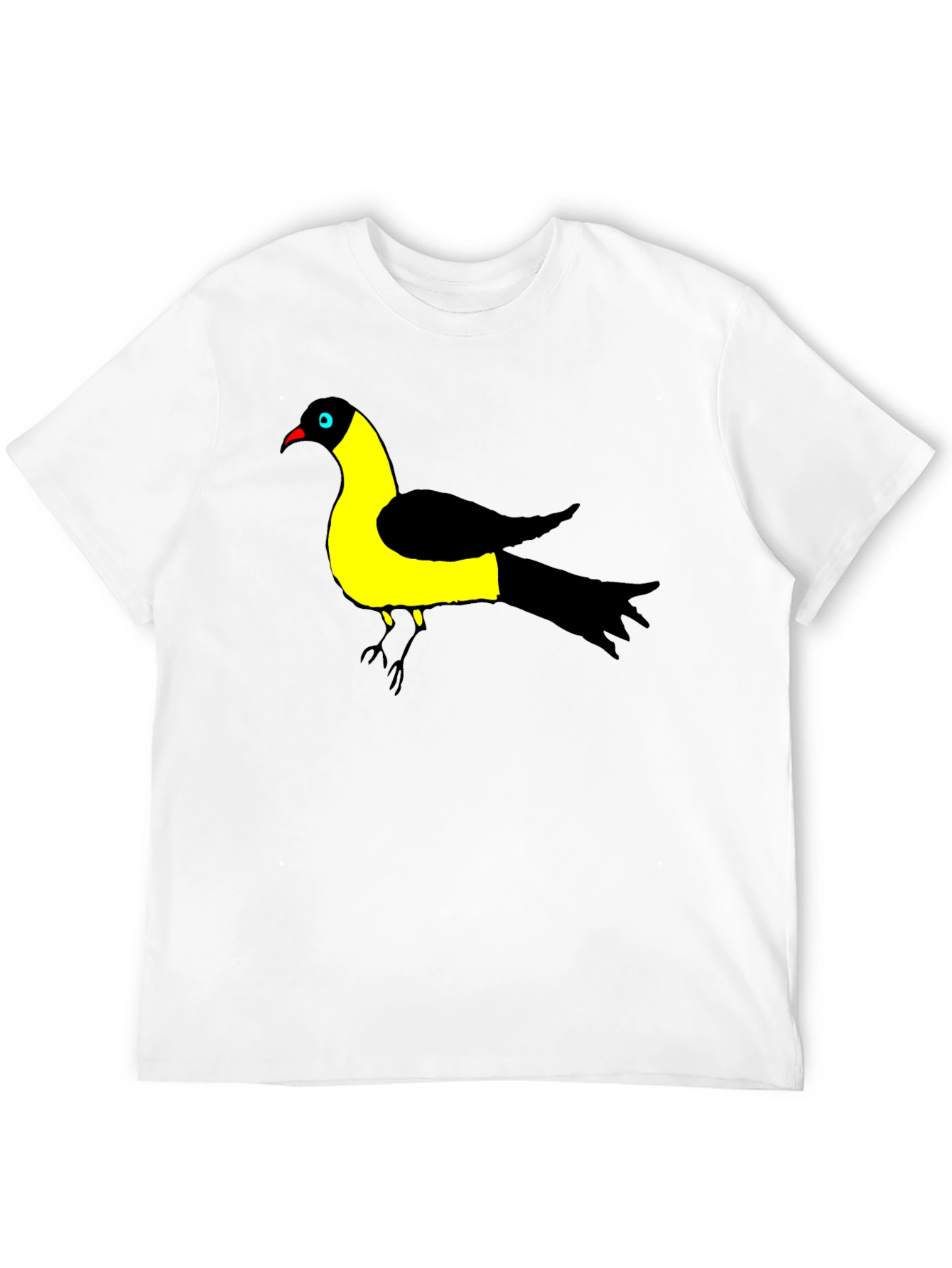 Bird of Paradise Graphic Black T-Shirt
