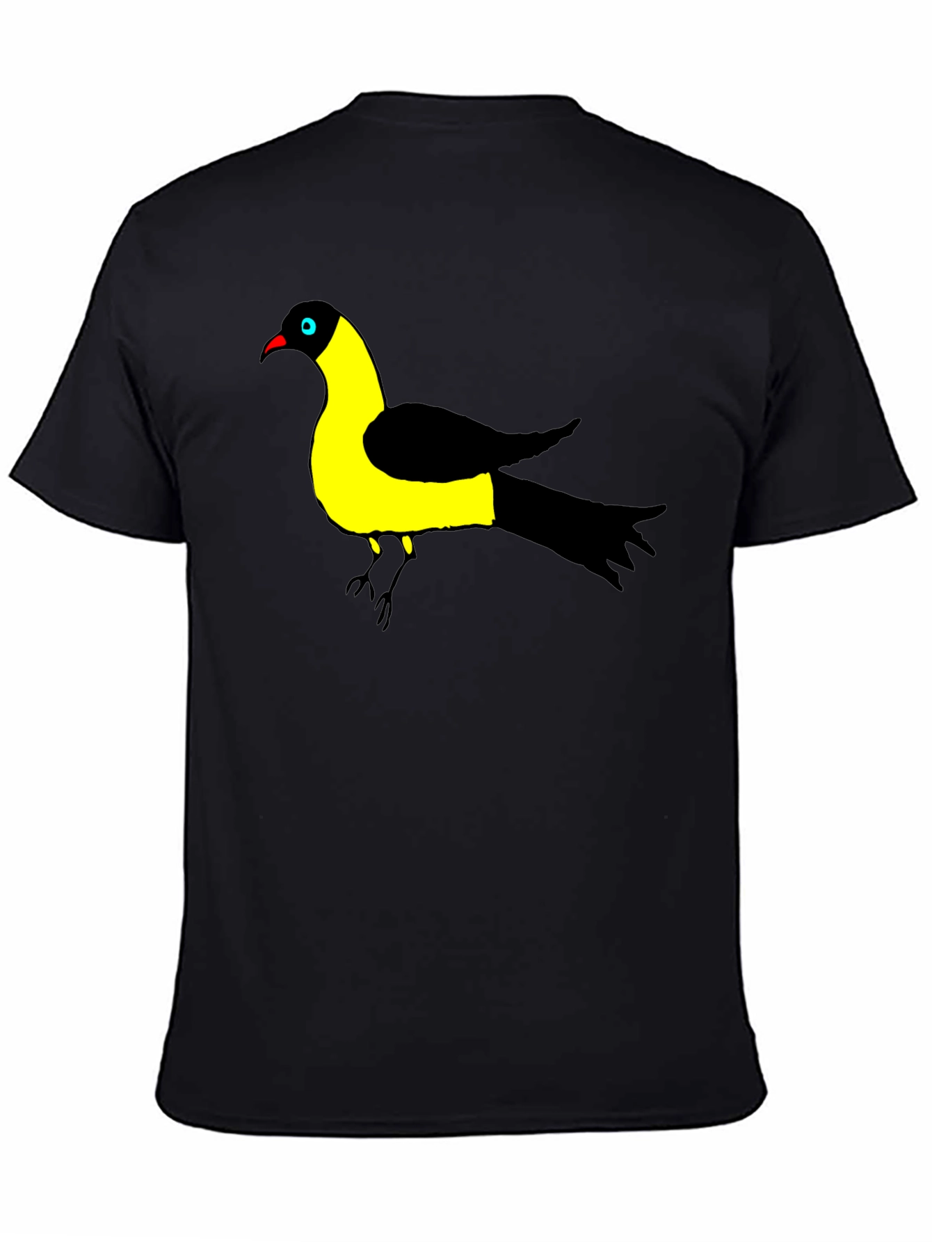 Bird of Paradise Graphic Black T-Shirt