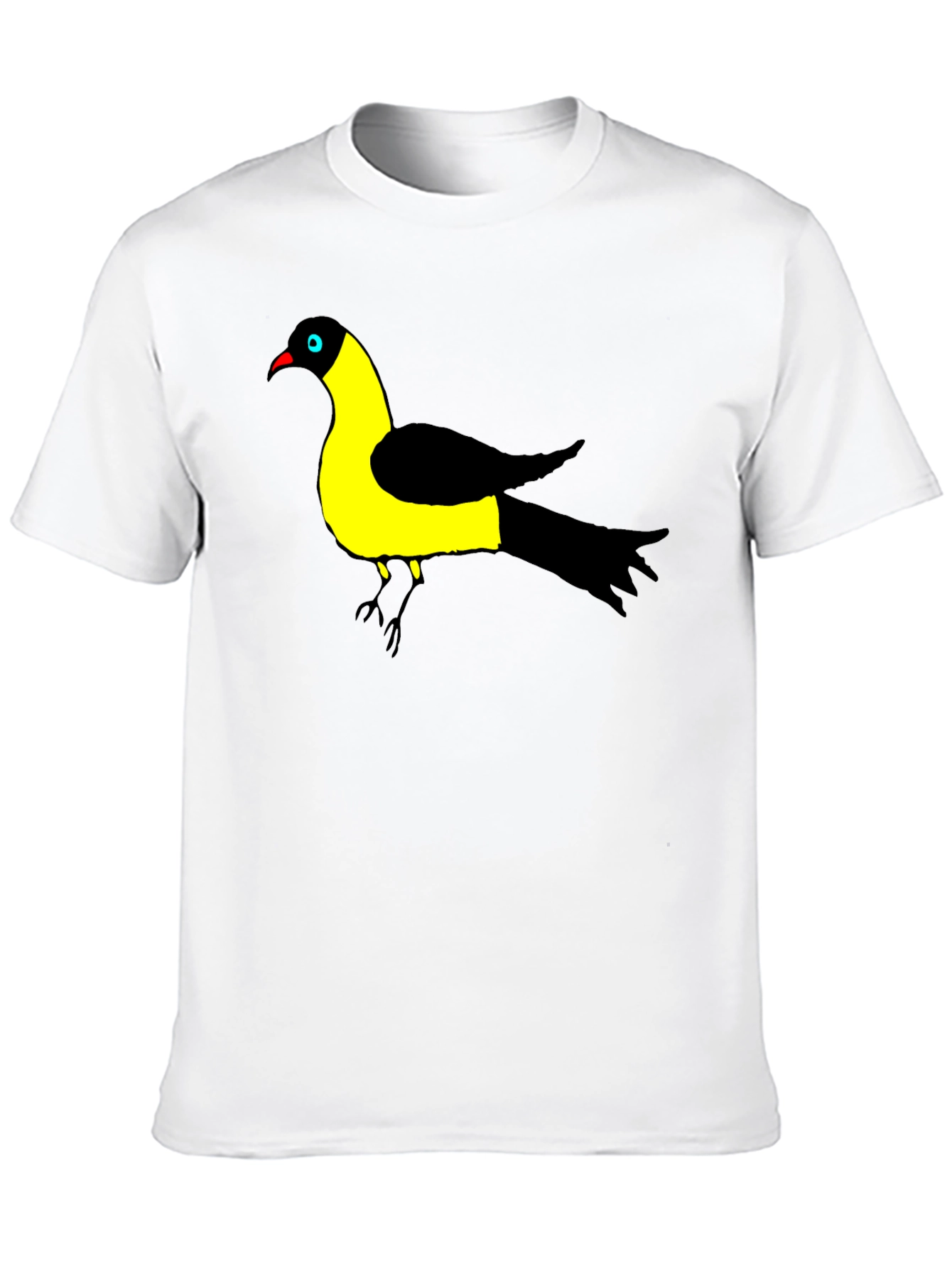 Bird of Paradise Graphic Black T-Shirt