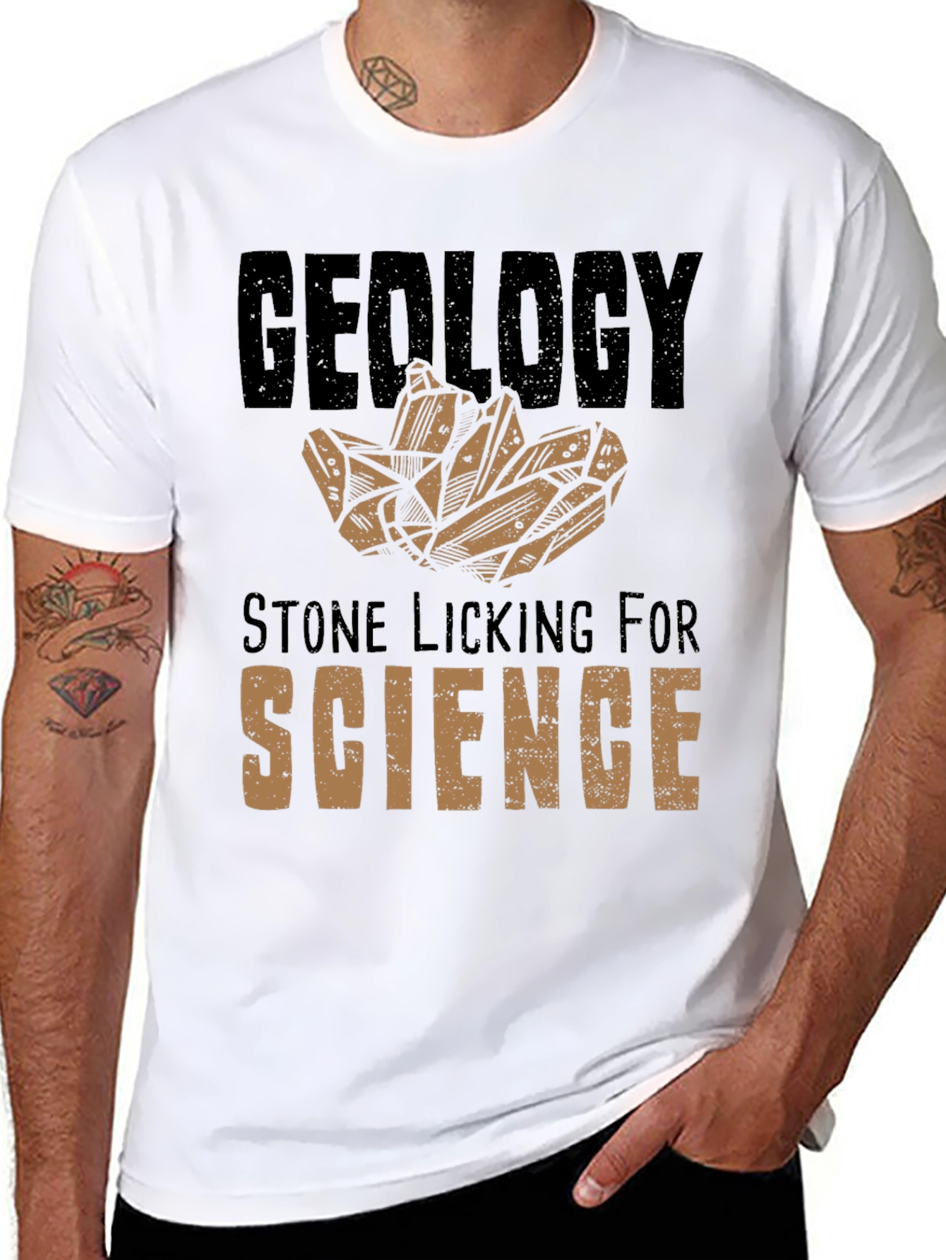 Geology Stone Licking for Science T-Shirt
