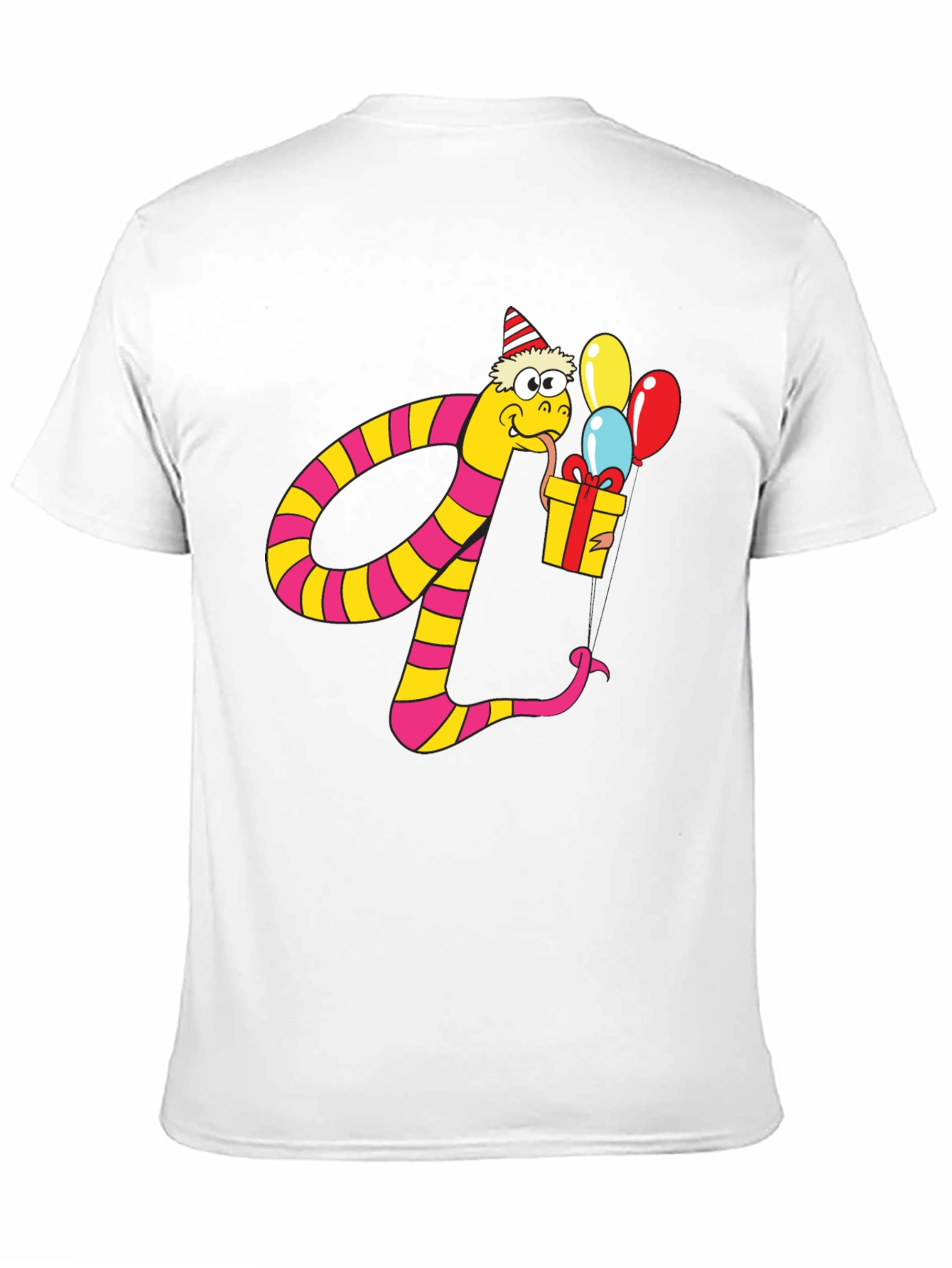 Party Snake Graphic Tee - Fun Birthday Shirt