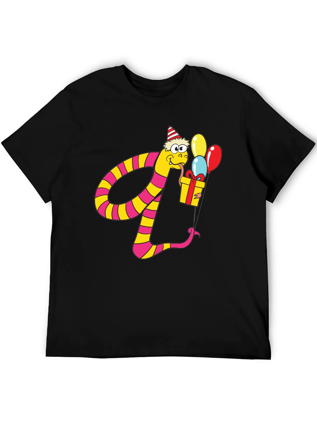 Party Snake Graphic Tee - Fun Birthday Shirt