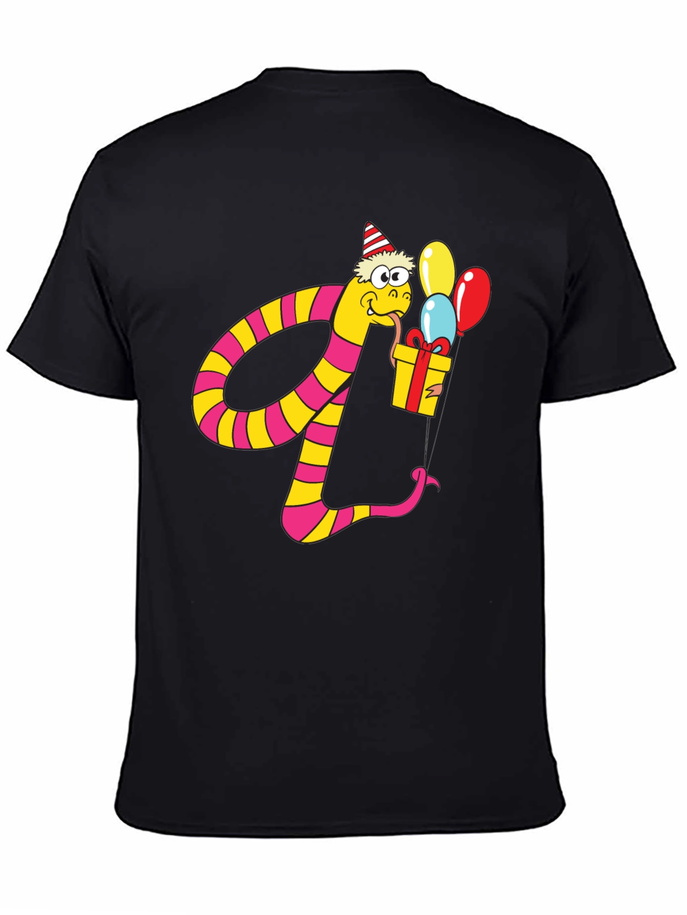 Party Snake Graphic Tee - Fun Birthday Shirt