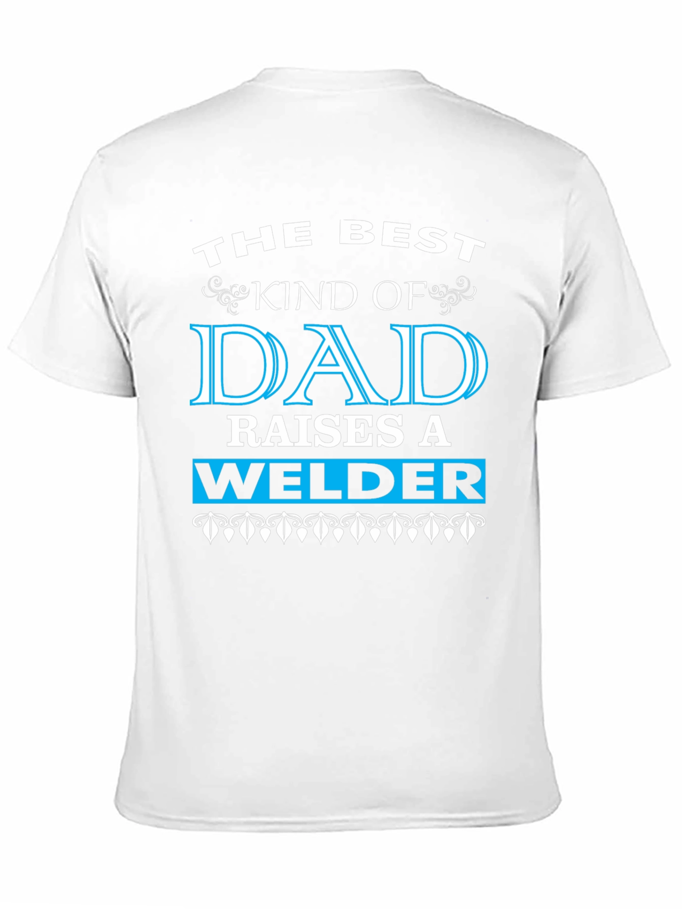 Best Dad Welder Graphic Tee - Black