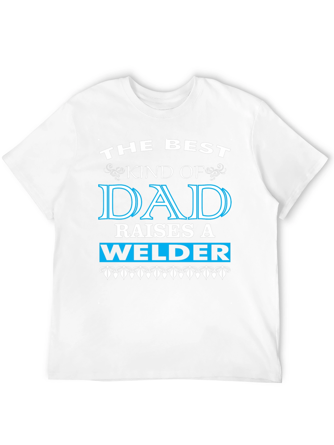 Best Dad Welder Graphic Tee - Black