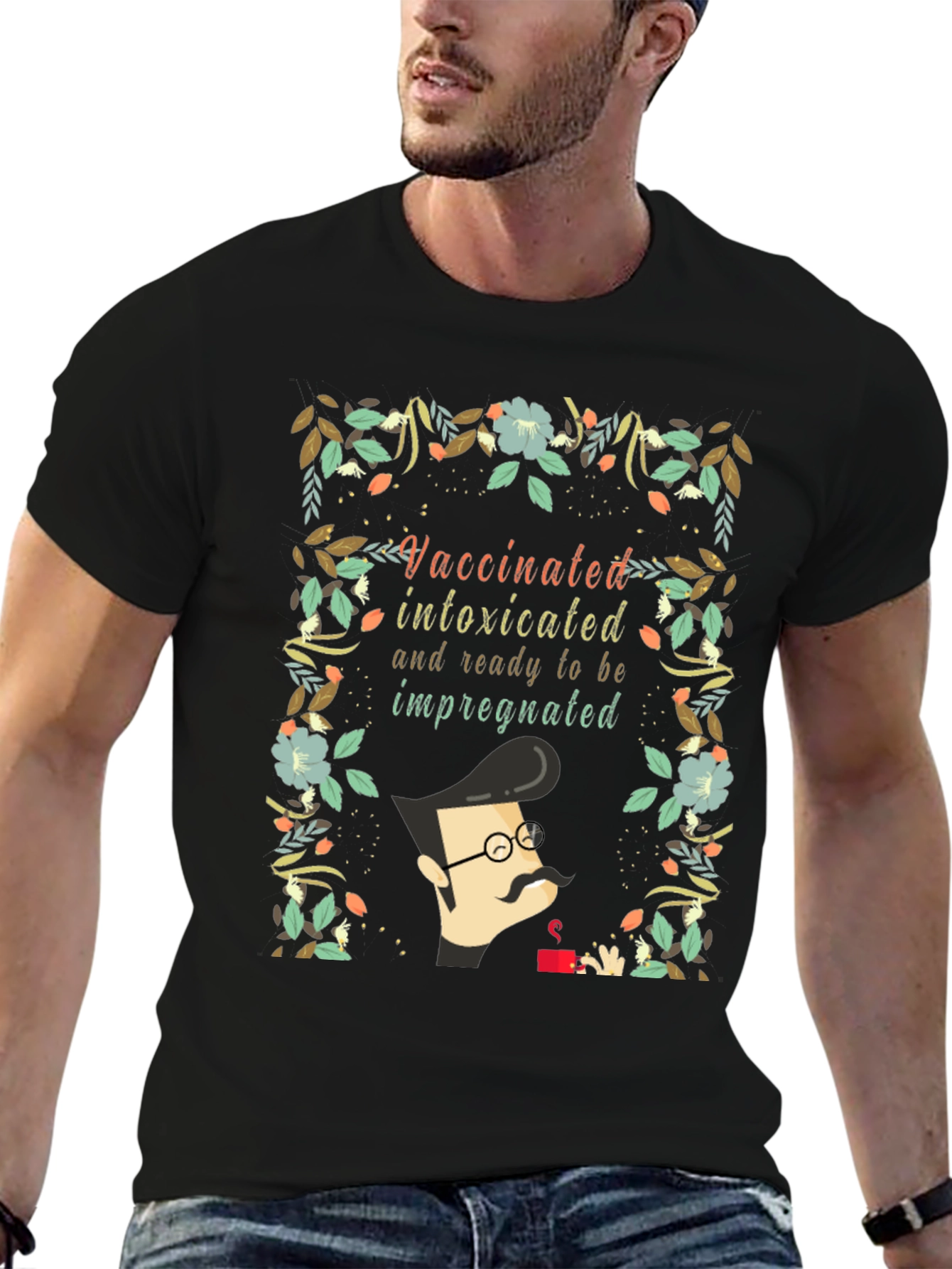 Vaccinated Intoxicated Ready T-Shirt
