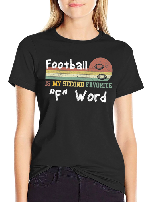 Funny Football F Word Graphic T-Shirt