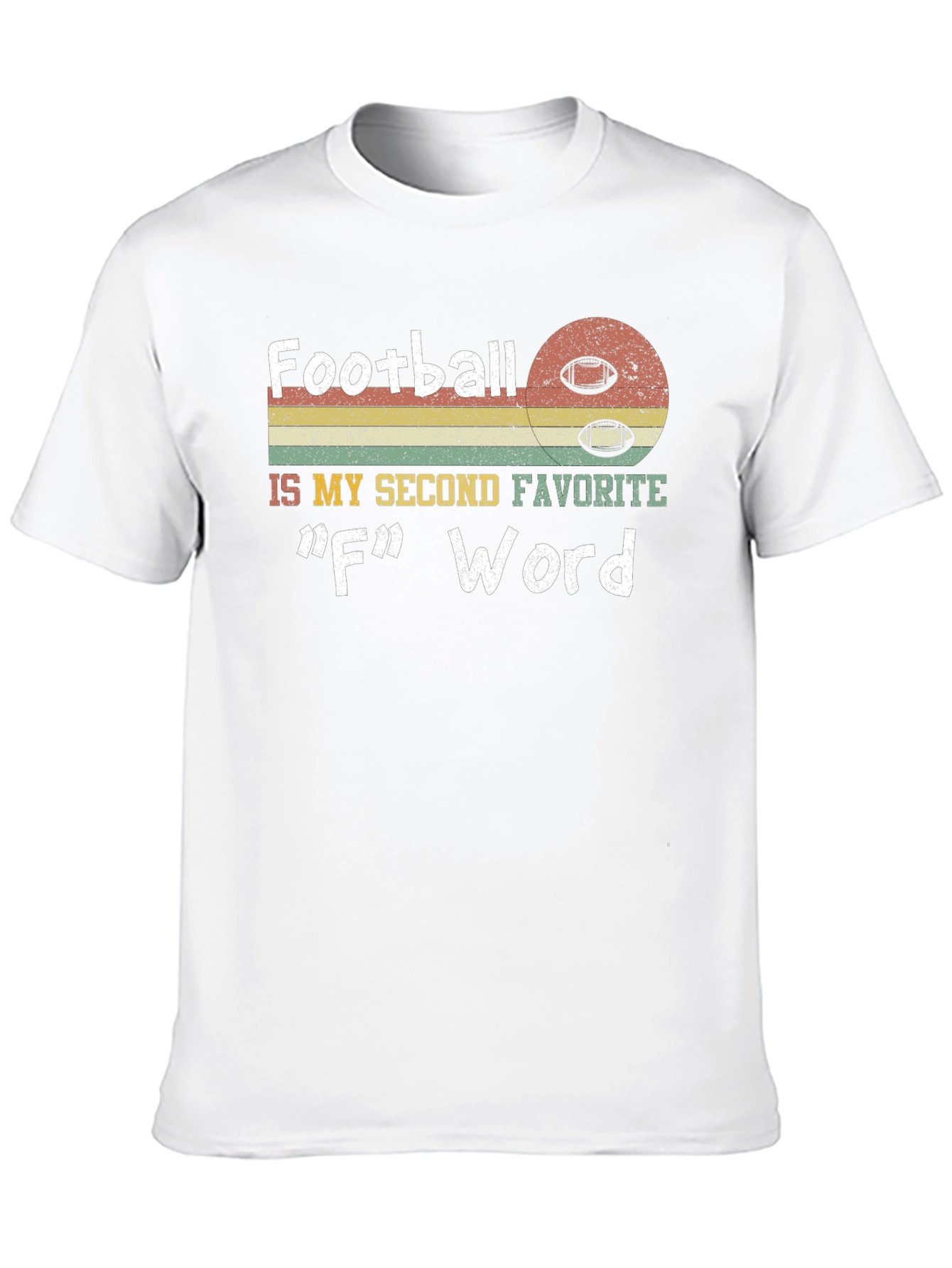 Funny Football F Word Graphic T-Shirt