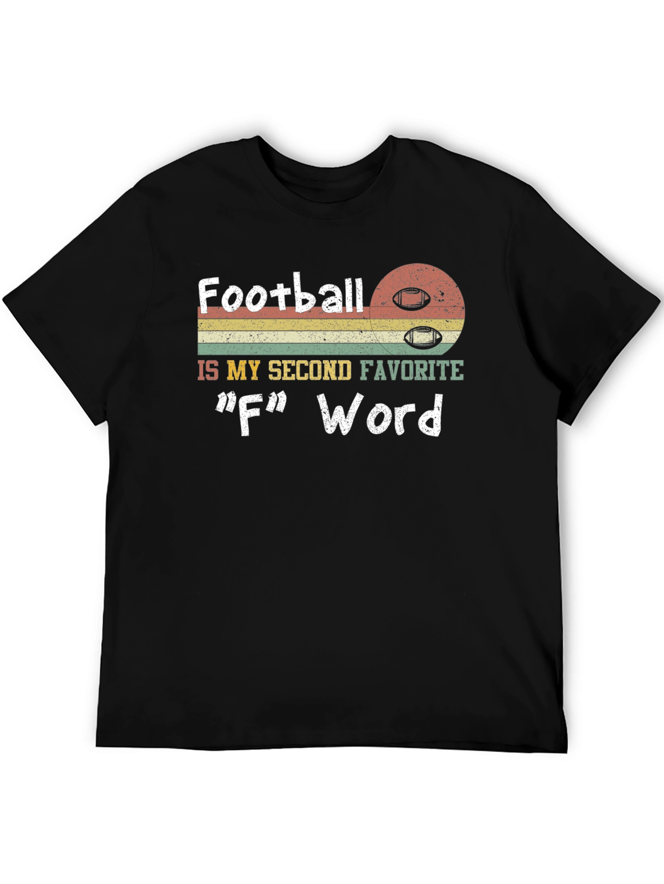 Funny Football F Word Graphic T-Shirt