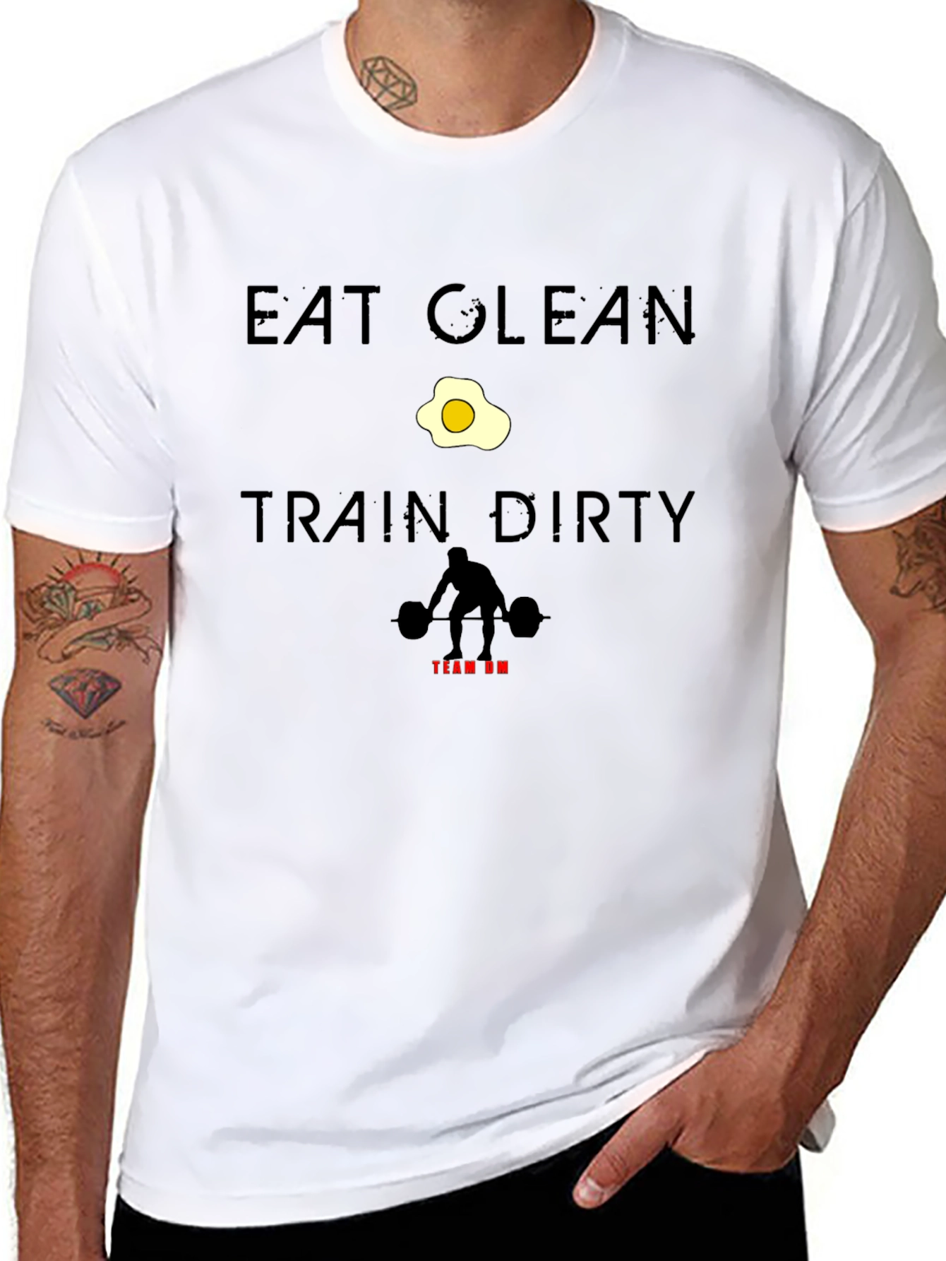 Eat Clean Train Dirty Graphic Tee