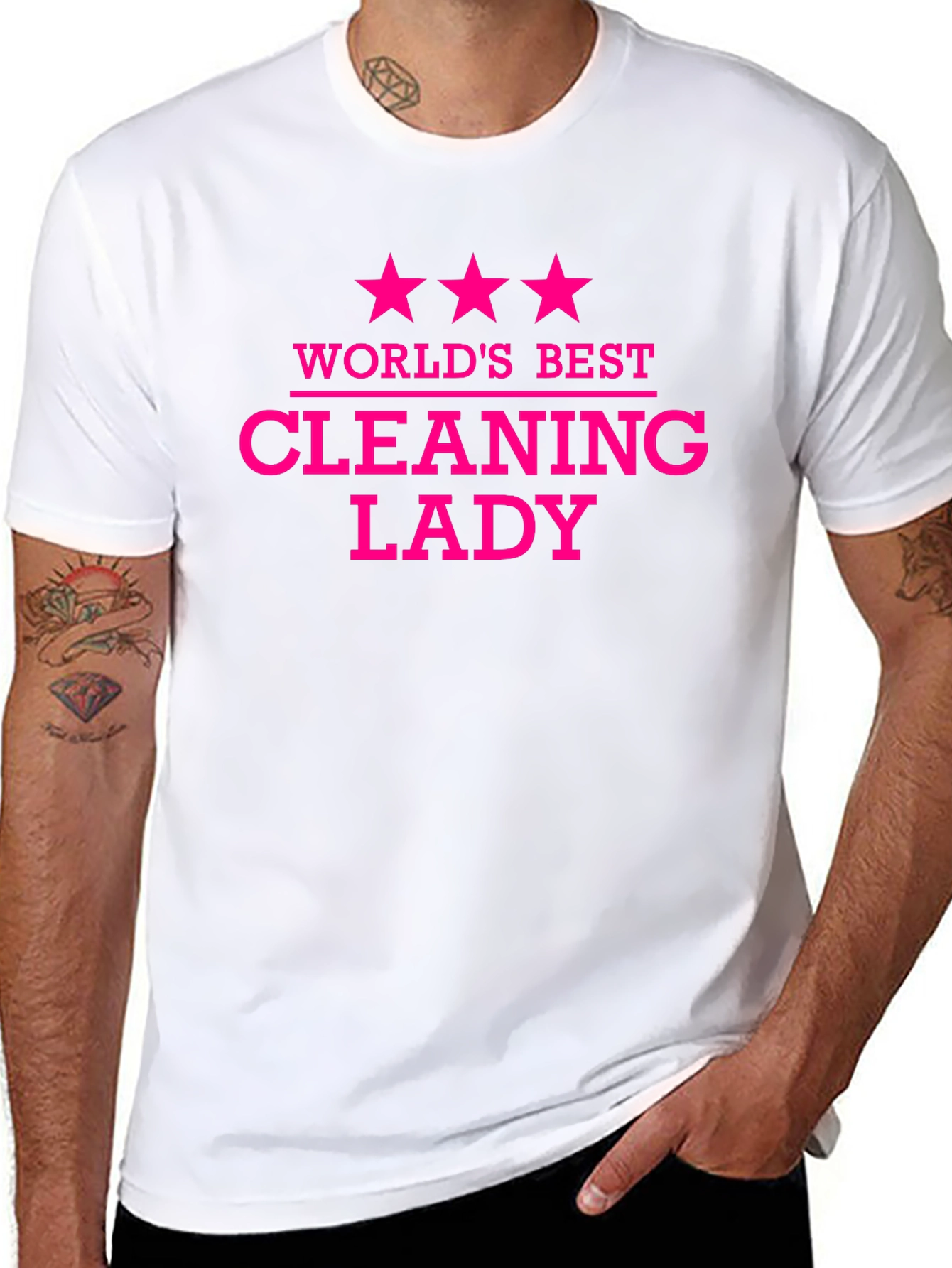 Worlds Best Cleaning Lady Graphic Tee