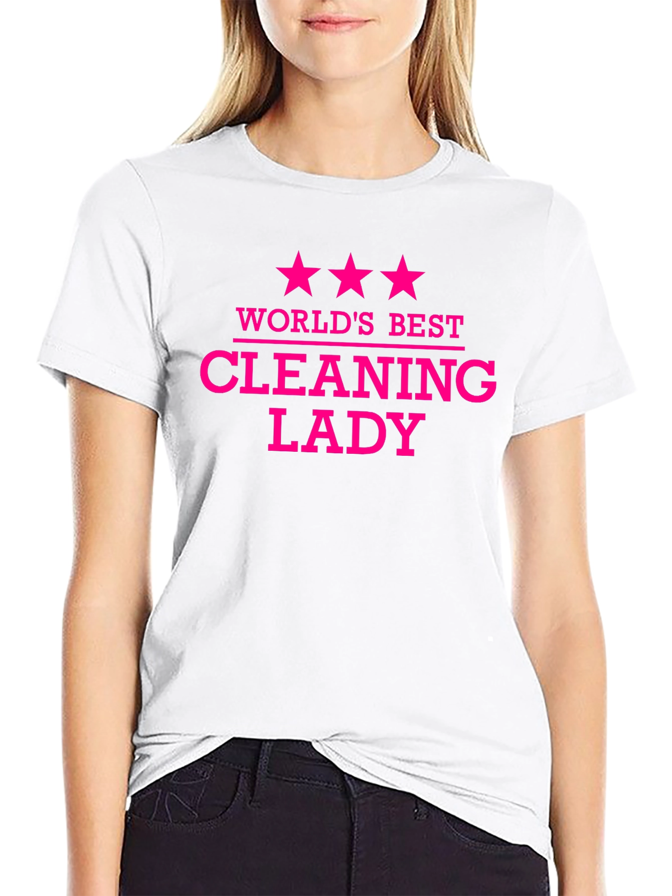 Worlds Best Cleaning Lady Graphic Tee