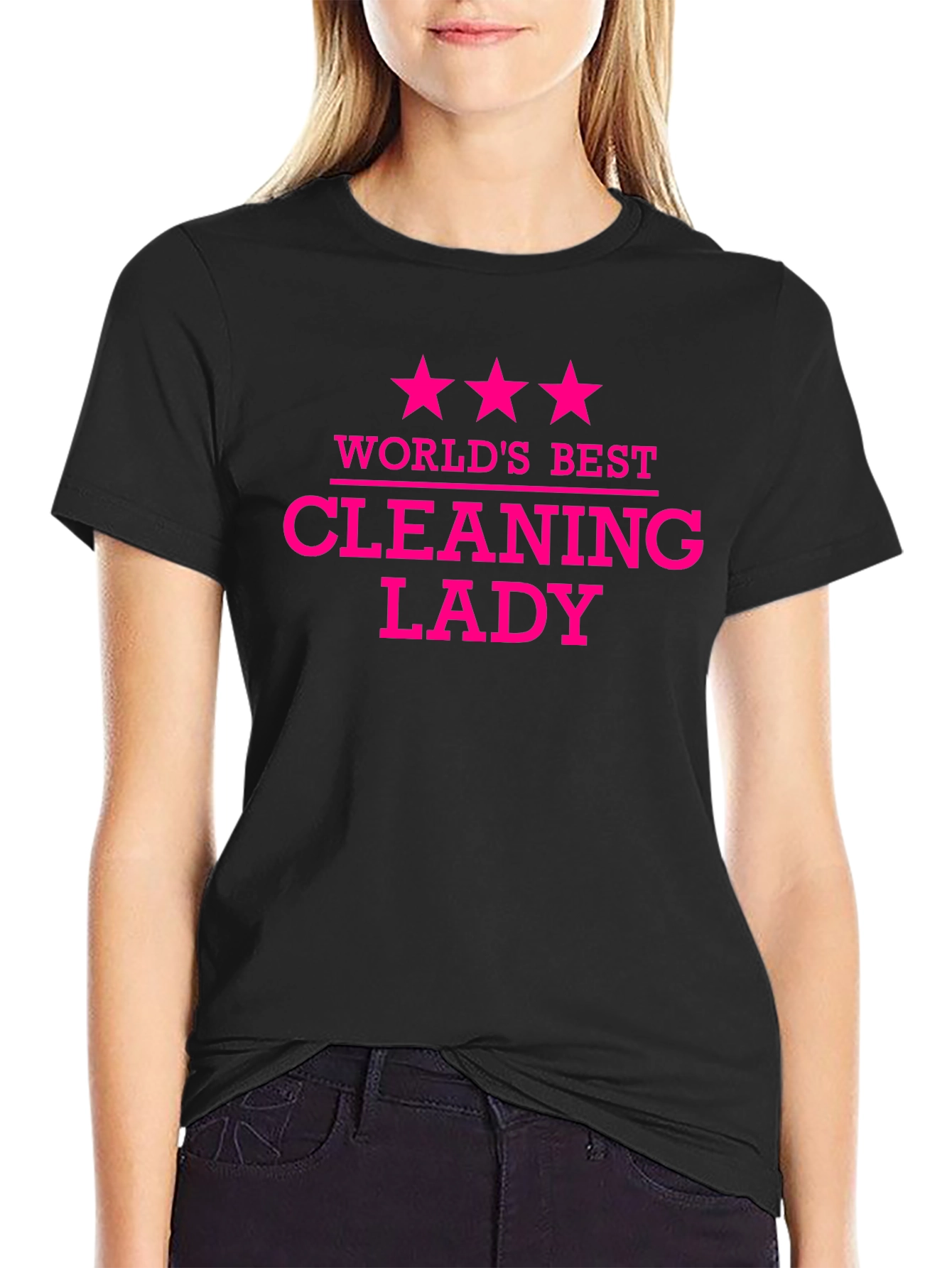 Worlds Best Cleaning Lady Graphic Tee