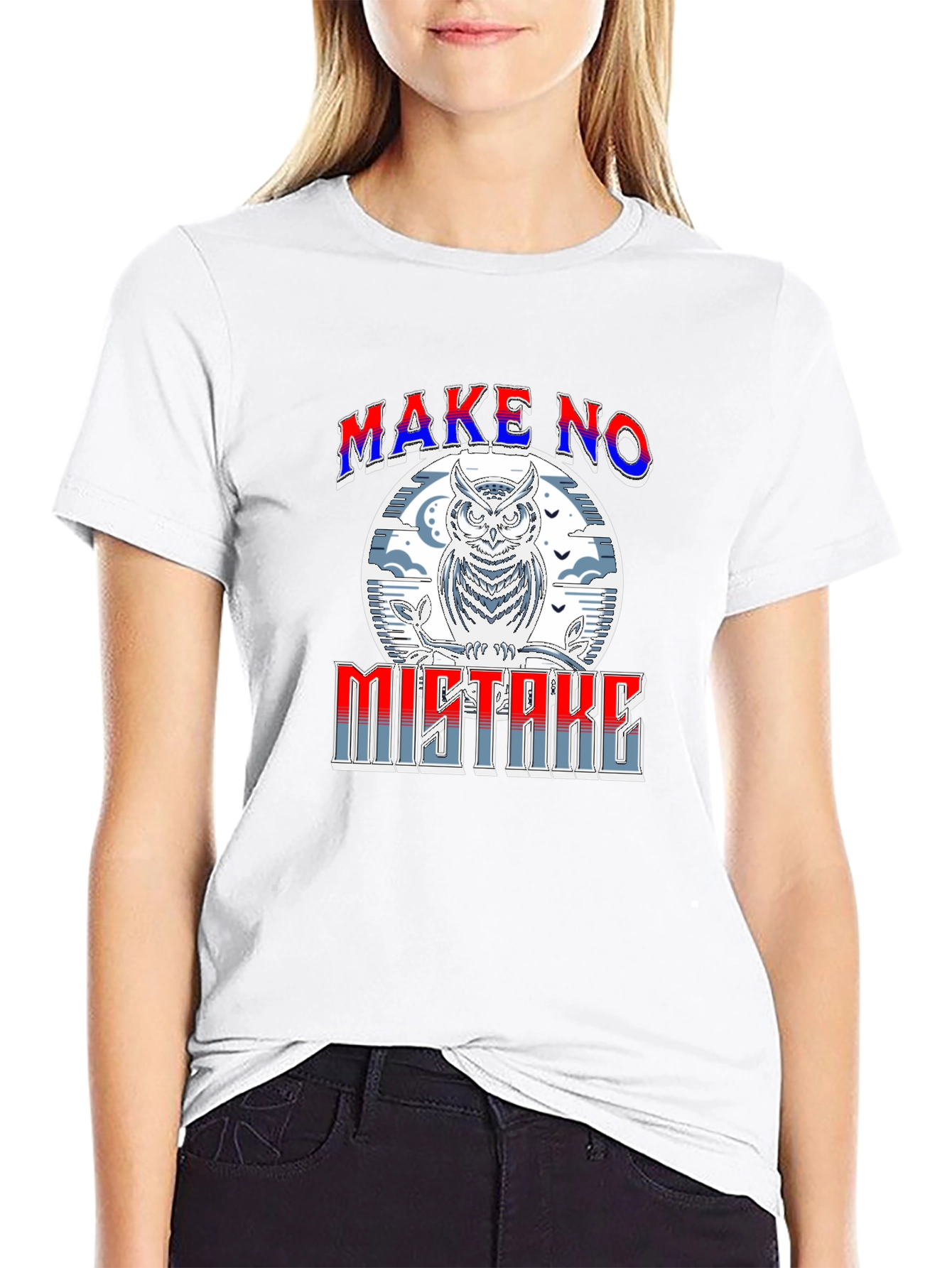 Make No Mistake Owl Graphic Tee