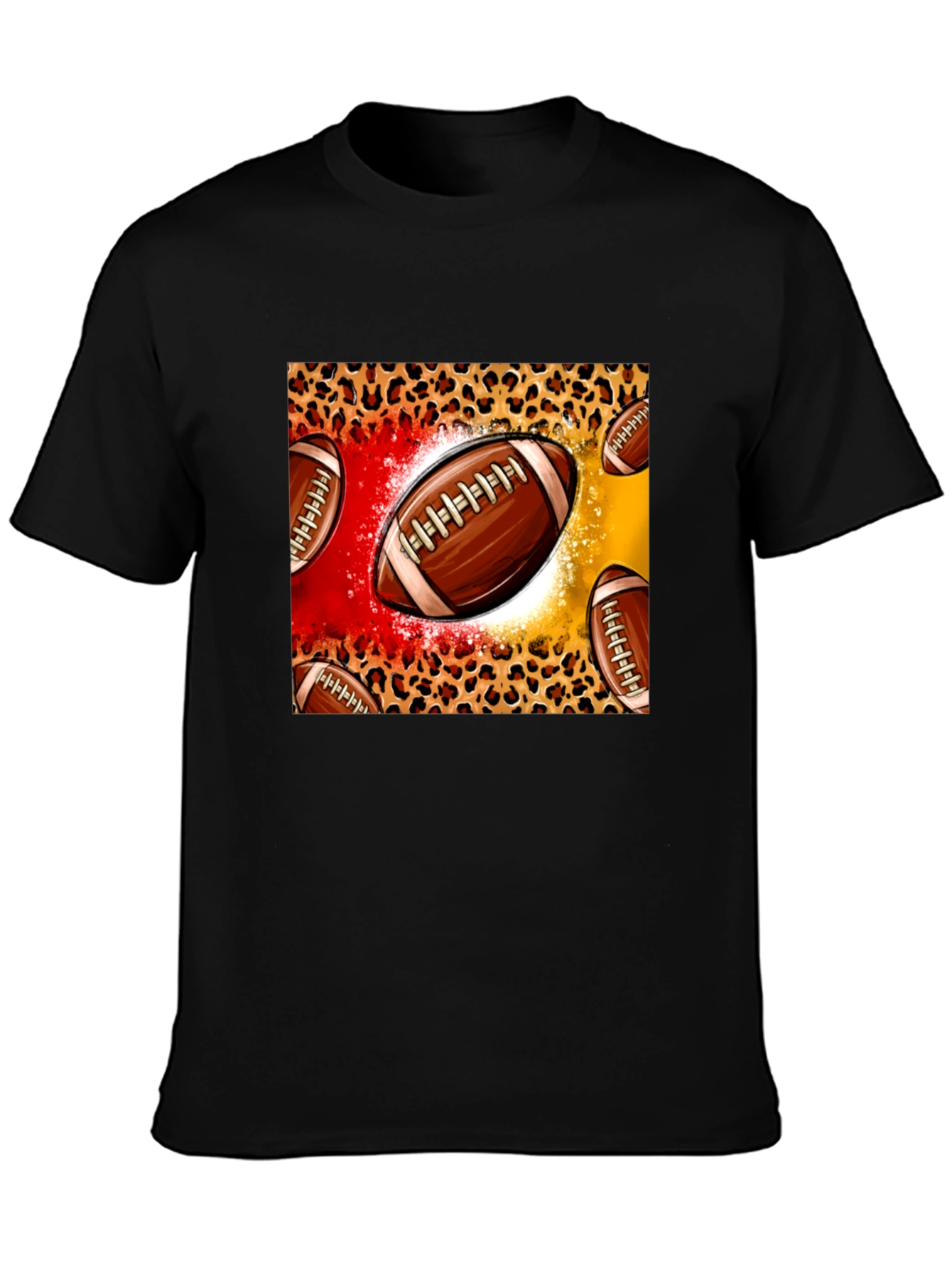Football Print T-Shirt